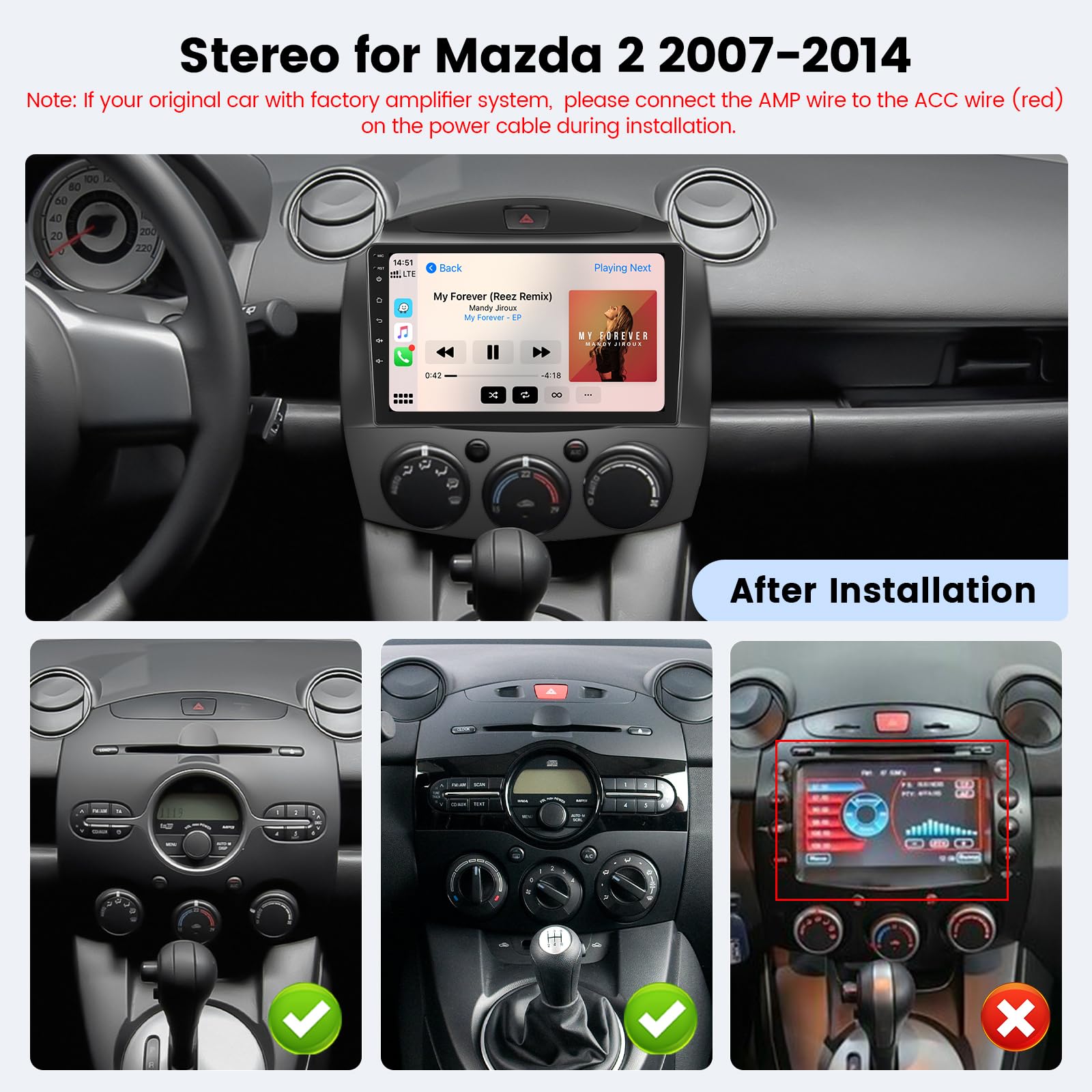 Amazon.com: [4Core 64G] Android 15 Car Stereo for 2007-2014 Mazda
