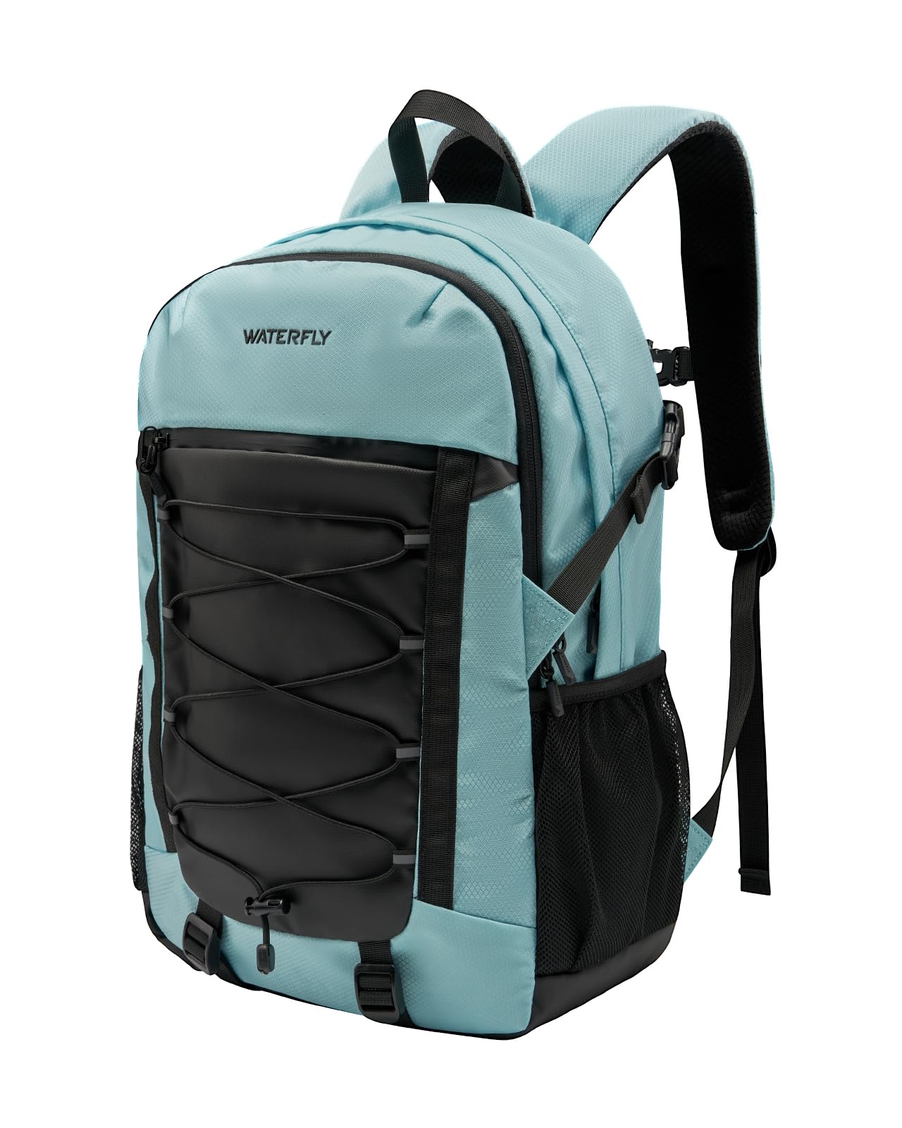 WATERFLY Plecak trekkingowy 25 l, dla mężczyzn i kobiet: sportowy plecak trekkingowy, lekki plecak outdoorowy z odpinaną klamrą piersiową, na wędrówki, podróże, kemping