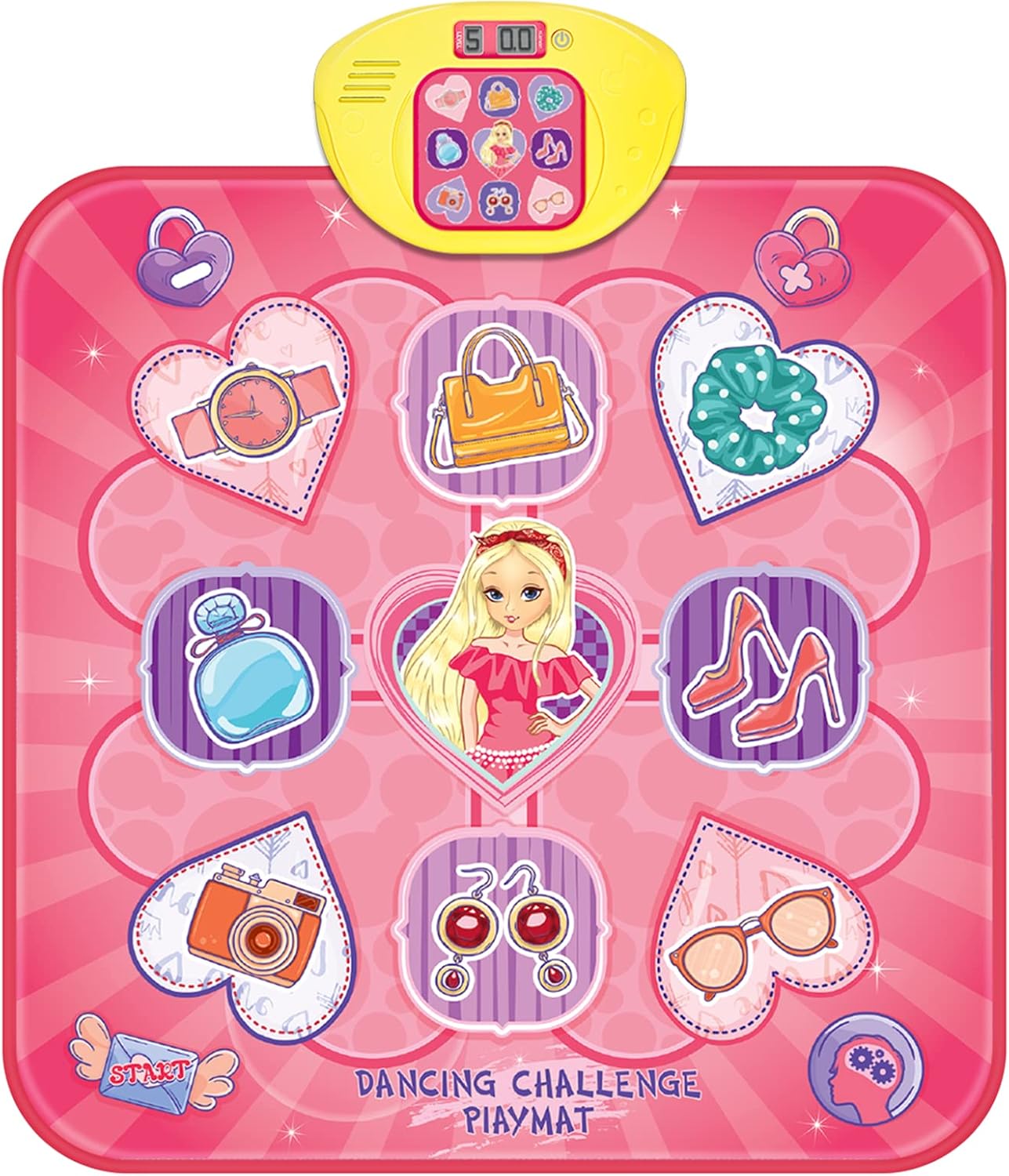 Buy Dance Mat, Toys for 3 4 5 6 7 Year Old Girls, Electronic Dance Mats