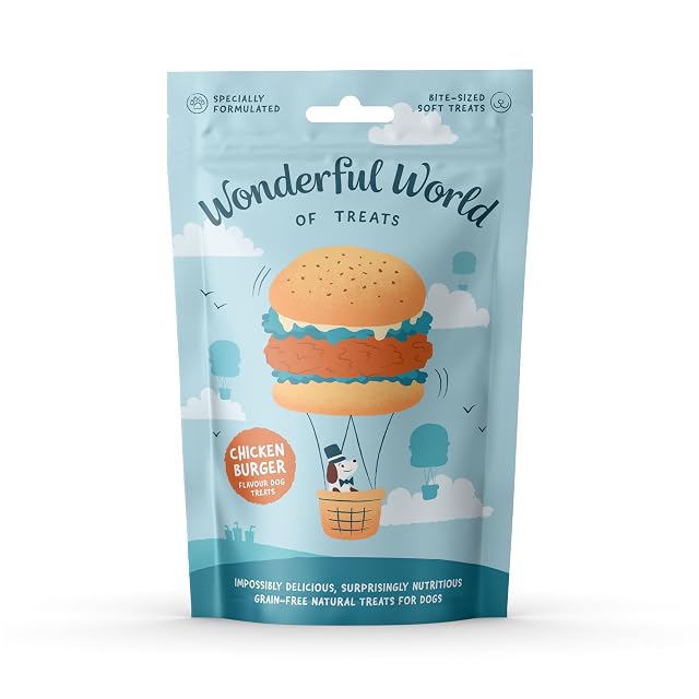 Foto 2 de 3 de Wonderful World of Treats para perros (12 x 50 g, paquete múltiple Buger (4 hamburguesas cada una))
