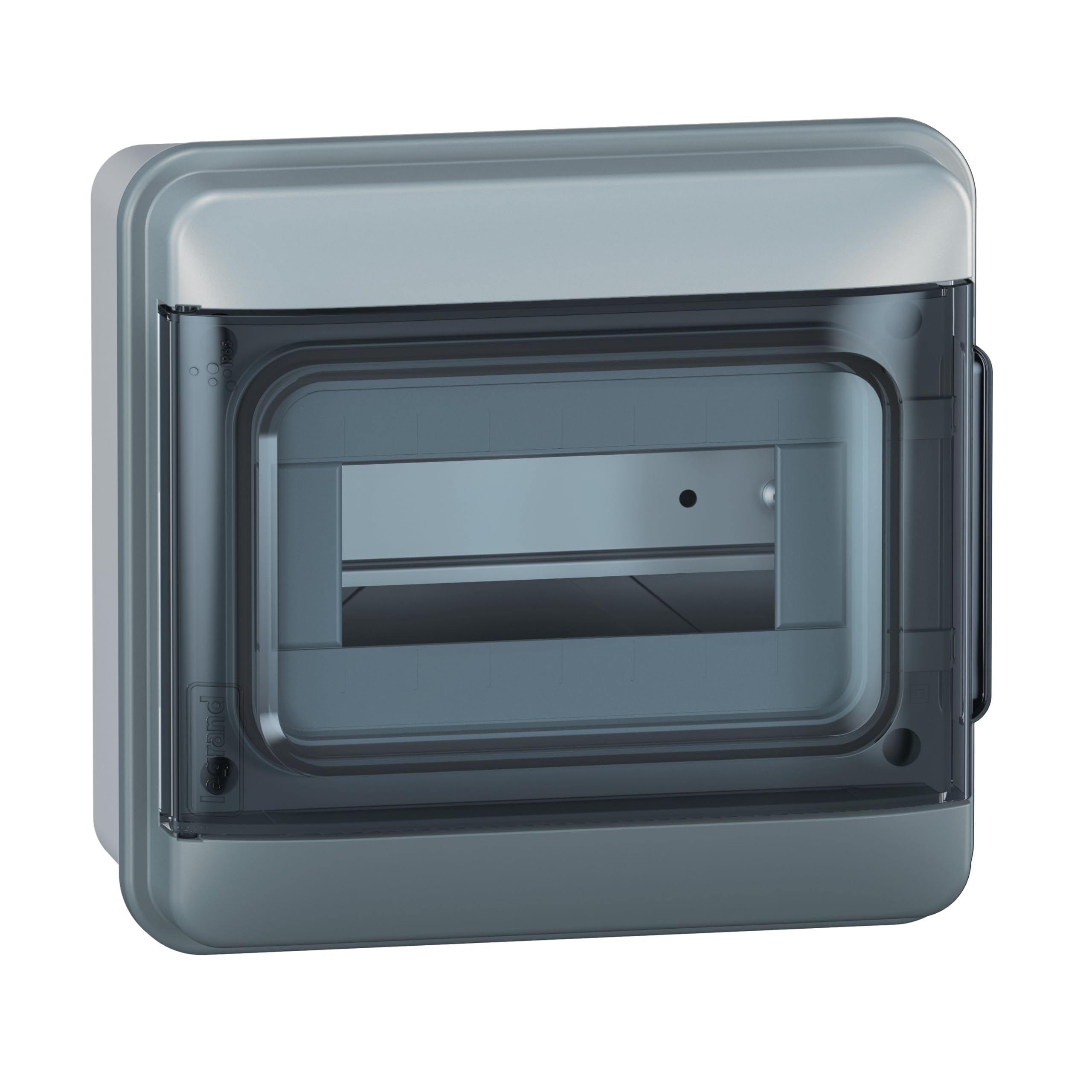 Legrand, Plexo S 601888 Répartiteur pour pièces humides IP65-IK07 1 rangée 8 modules Dimensions (H x l x P) 200 x 213 x 106 mm avec bornier conducteur neutre et conducteur de protection
