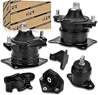 Vista 1 de Juego de 6 piezas para montaje de motor compatible con Honda Accord 3.0L 2003-2007 para transmisión automática. Reemplaza A4526HY A4527HY A4524