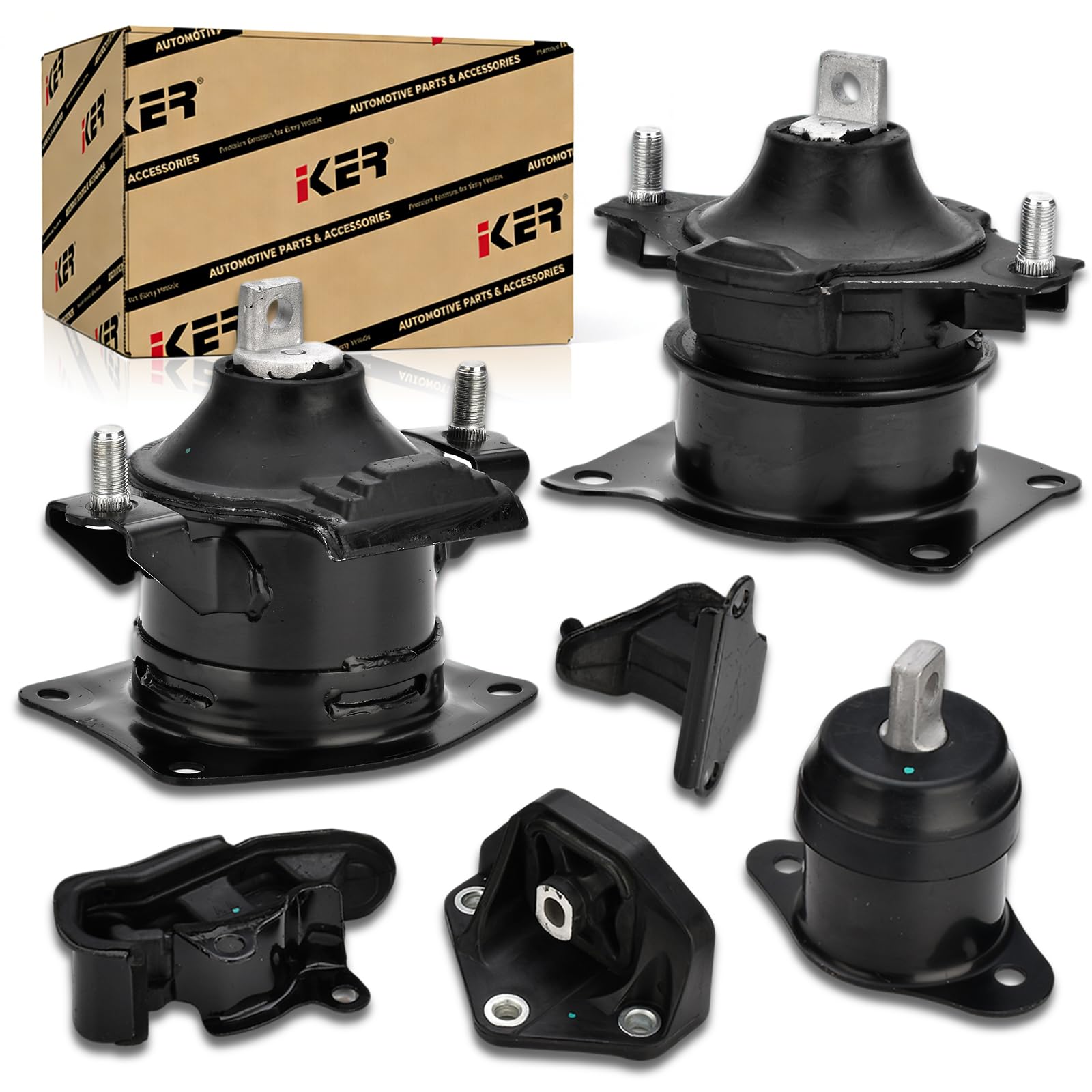 iKer 6PCS Engine Motor Mount Set for 2003-2007 Honda Accord 3.0L