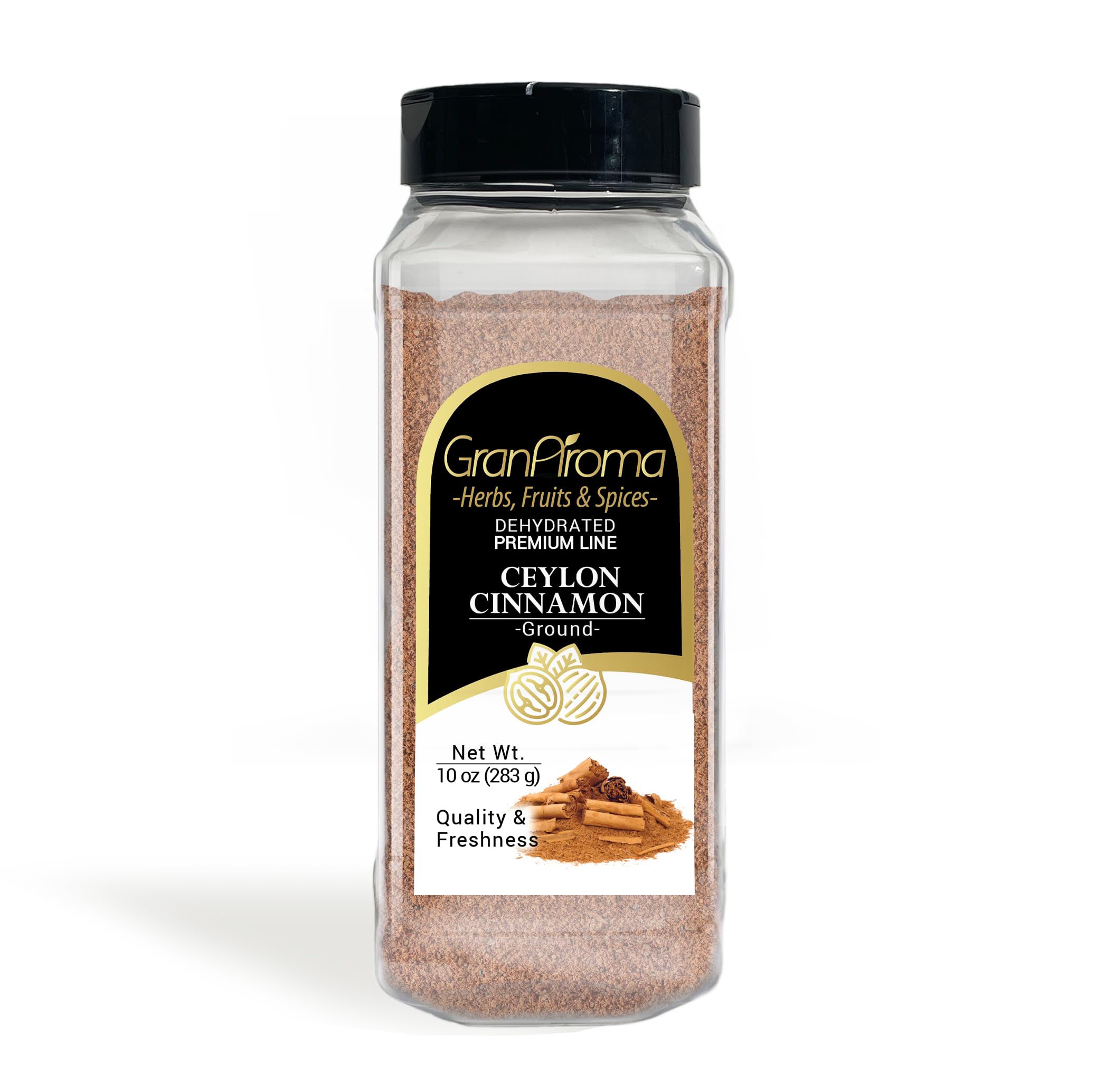 GranAroma Ceylon Cinnamon, Warm Flavor, Baking & Cooking (10 Ounce)