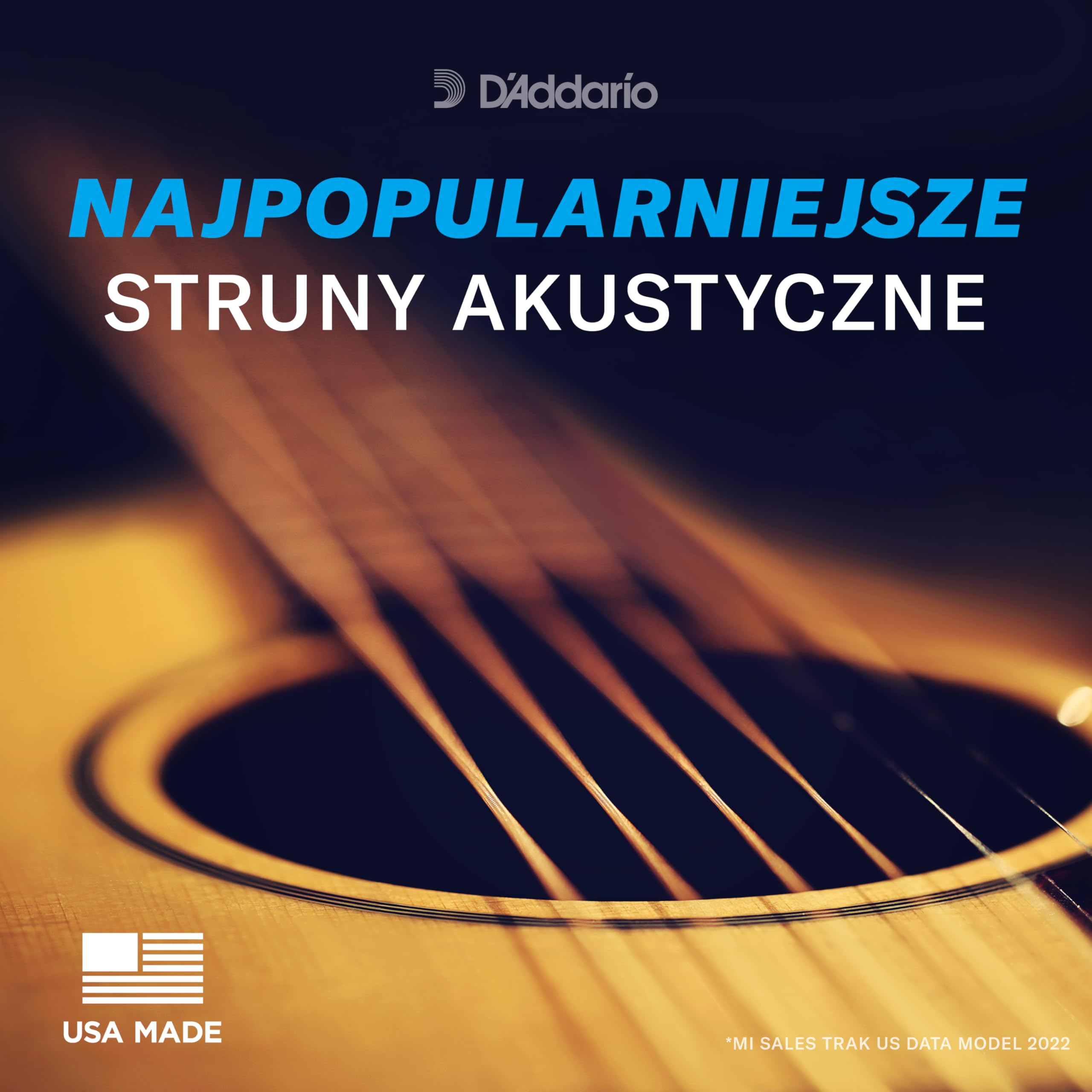 D'Addario A-Guit.Strings EFT16 12-53 Phosphor Bronze Flat Tops - Struna do gitary akustycznej