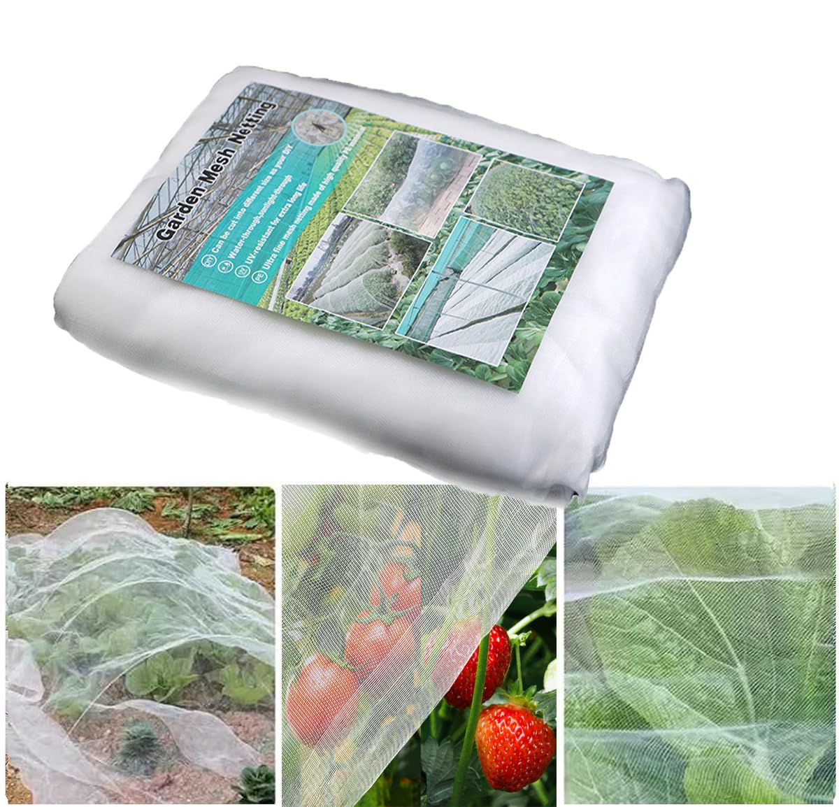 Amazon.co.jp: 園芸用ネット 野菜栽培 防虫防鳥ネット 0.25mm目