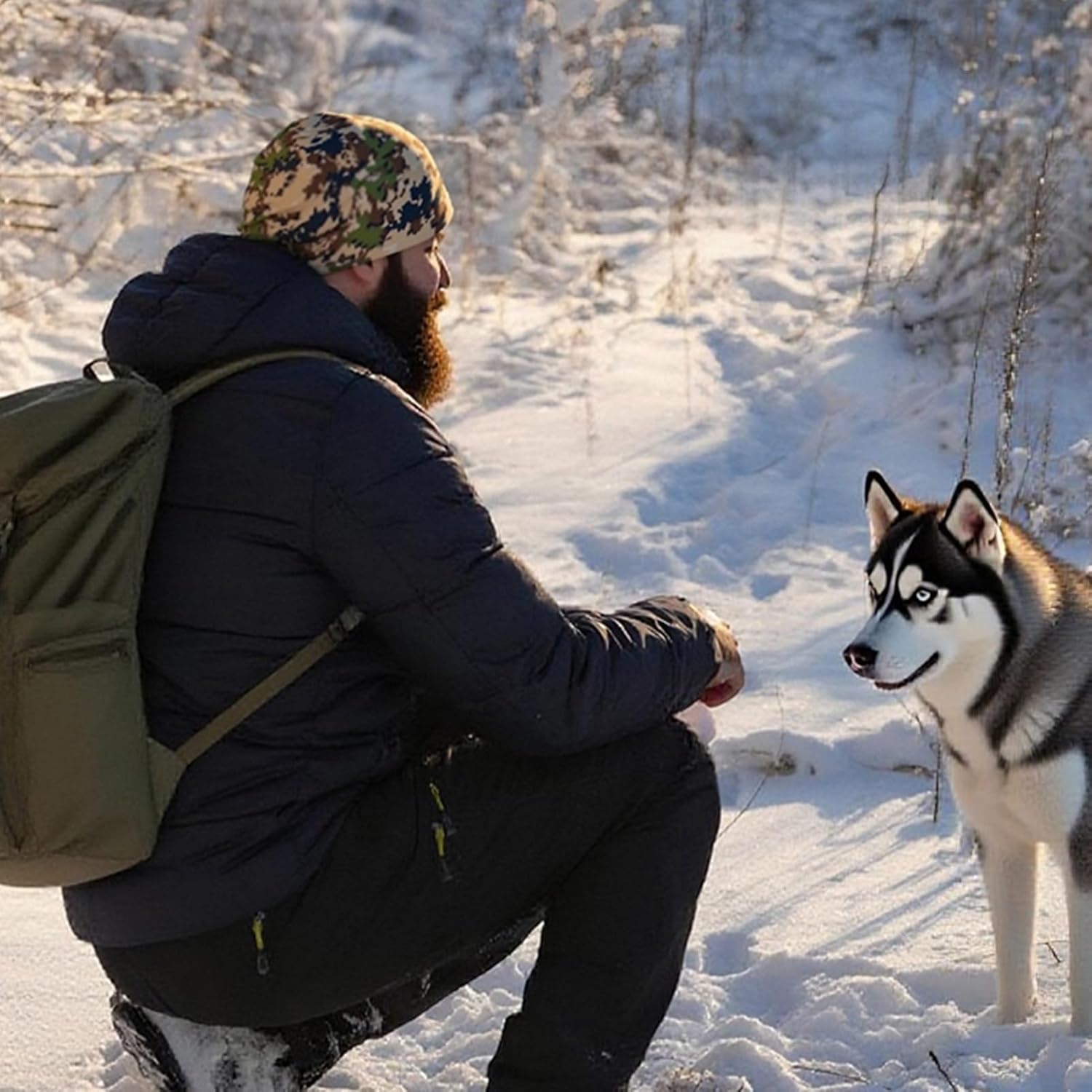 BASSDASH Reversible Windproof Fleece Winter Beanie Hats Thick Warm for Men Women Stretchy Fit Unisex Cuffed Knit Hat - Image 6