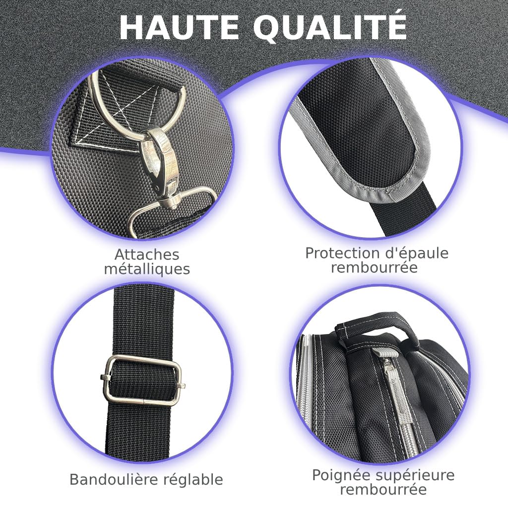 Sac Patins Fille | Patins en Ligne et Patins de Glace | Sac Résistant et Réglable | Poches Spacieuses et Respirantes | Patins en ligne sans frein jusqu'à la taille 44 EU, avec frein max. taille 40 EU.