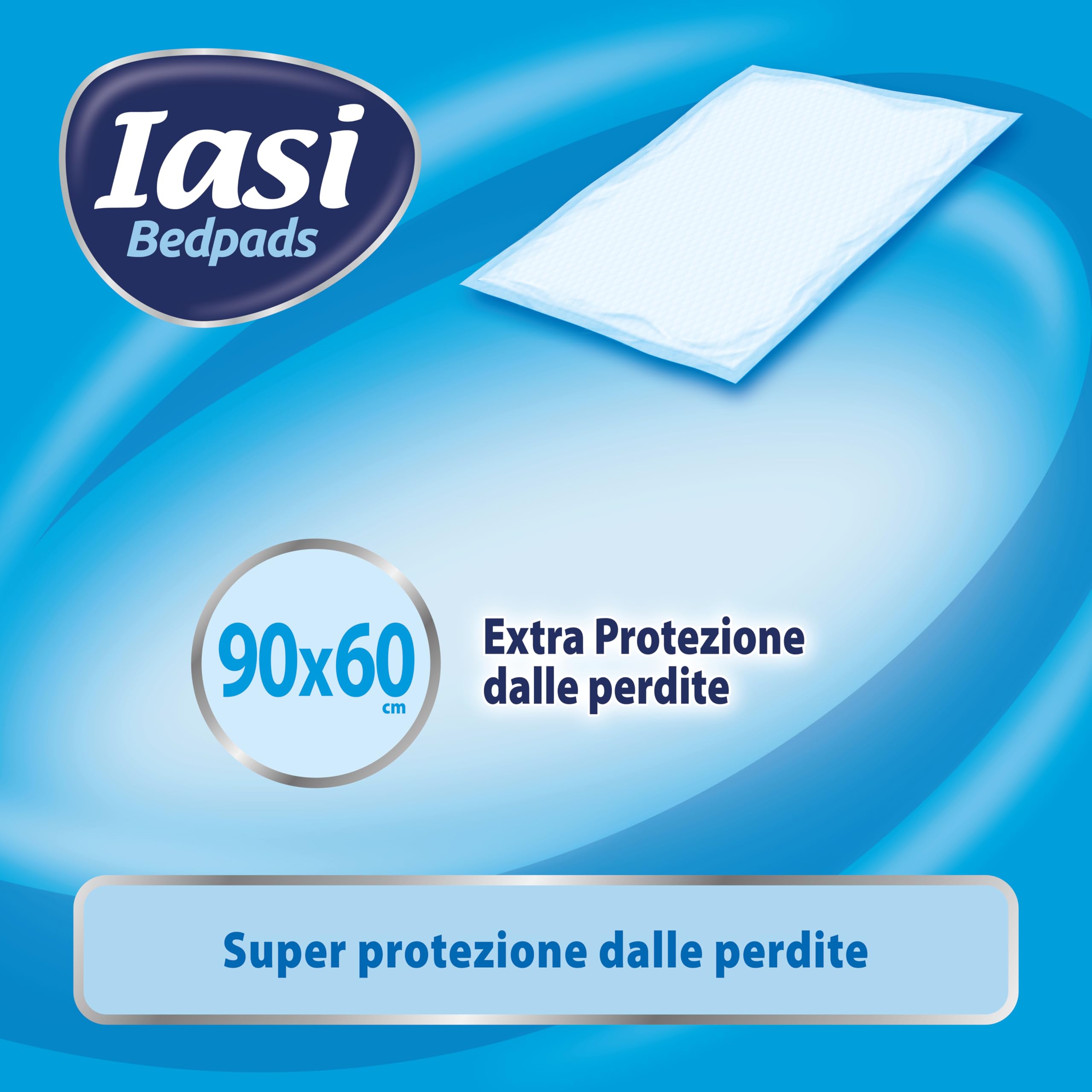 IASI traverse letto 60x90 Fresh, Assorbenza Maxi Plus, tecnologia 'odour control' con delicata profumazione, 90 Unità