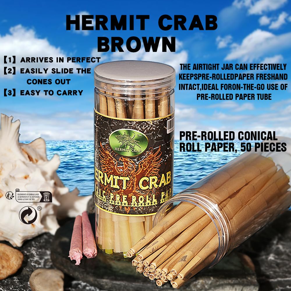 hermit crab cigarette paper Amazon.com: HERMIT CRAB Roll Paper, Large Size Roll cone