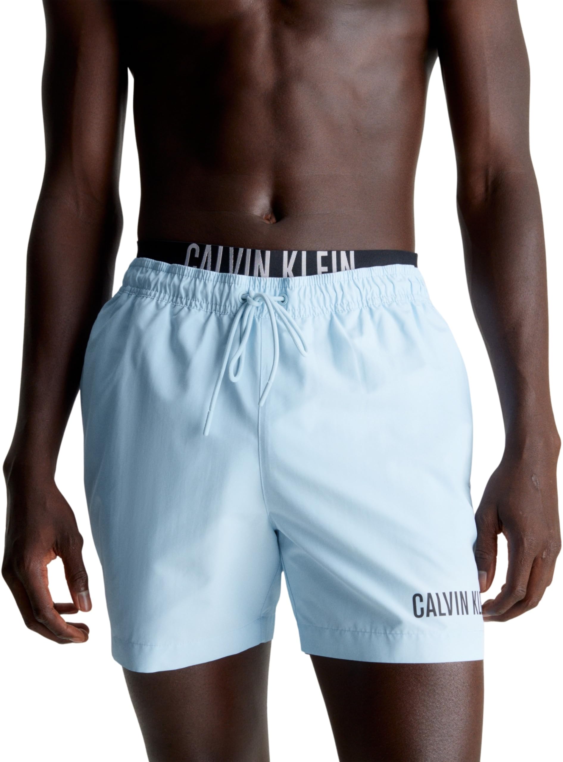 Calvin Klein Bañador Hombre Medium Double Pernera media, Rosa (Rosa), S