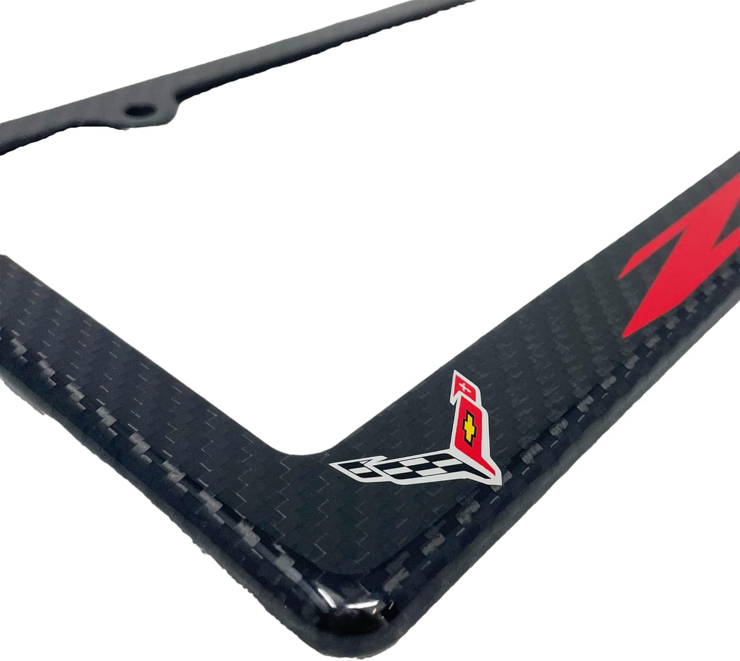 C8 Z06 Corvette Carbon Fiber License Plate Frame for All Next Generation 2020-2026 Corvettes