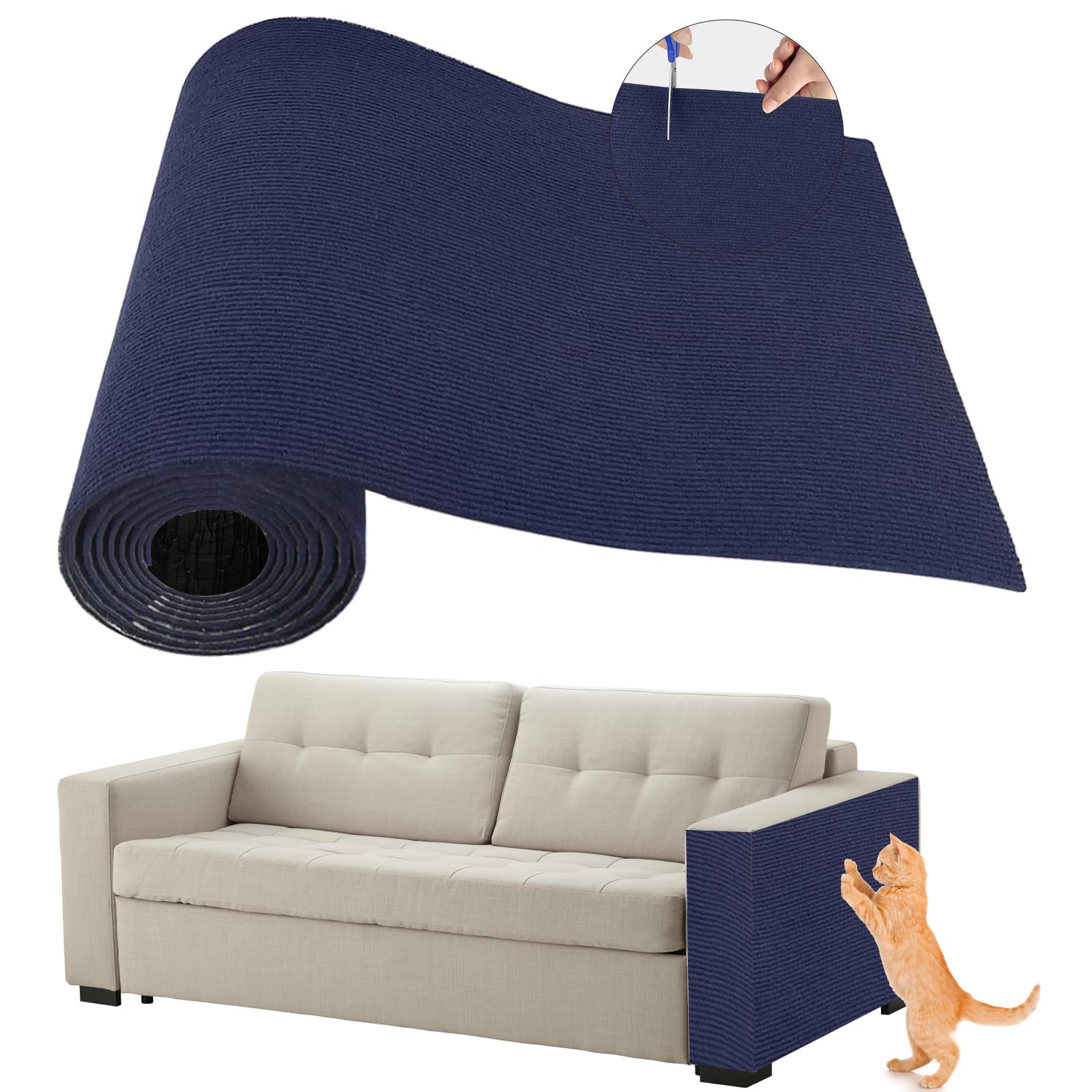 Amazon | GLOLIT 猫用爪とぎ 猫 爪研ぎ マット 爪研ぎシート DIY自由な