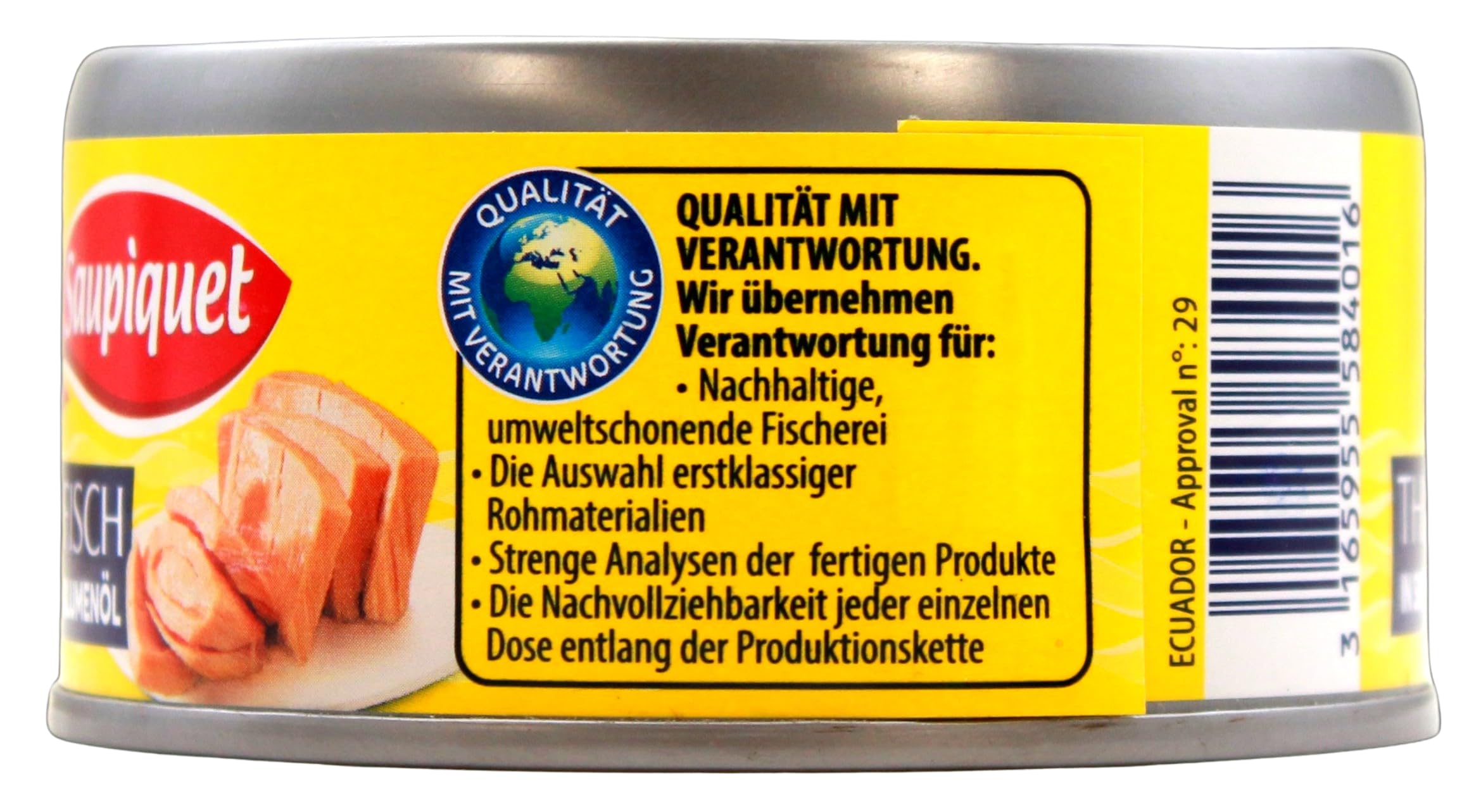 Saupiquet Thunfisch in Sonnenblumenöl, 24er Pack (24 x 140g)