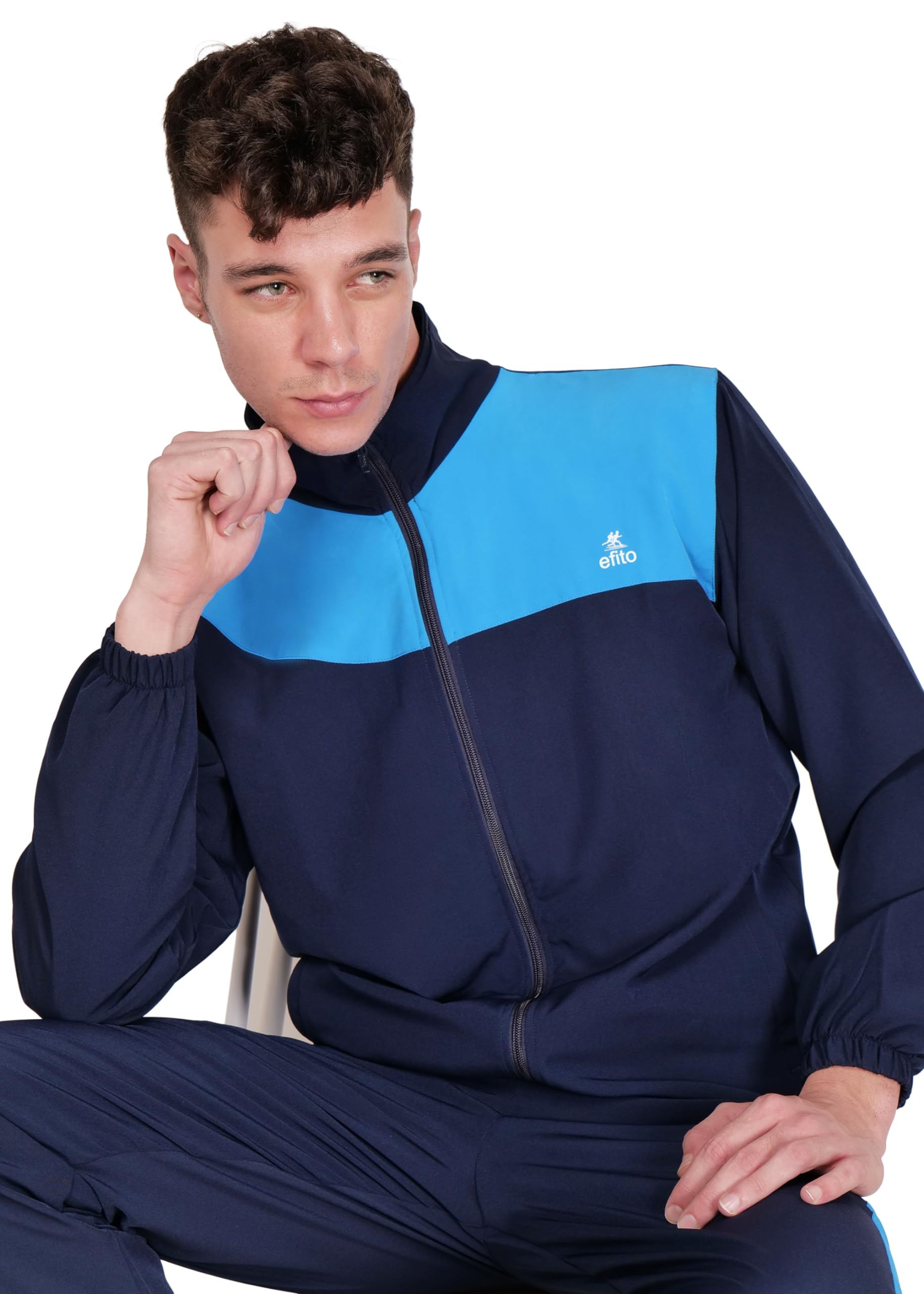men's athletic gym running sports track suit, lightweight, breathable activewear for fitness, running, workout & outdoor sports_m