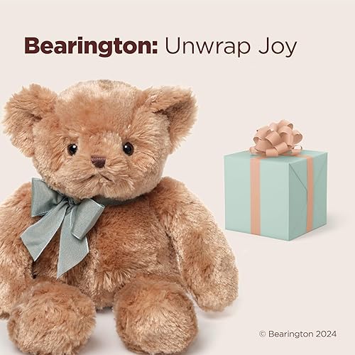 Vista 5 de Bearington Baby Gus Oso de peluche afelpado, de 13 pulgadas, animal de peluche, marrón Lil' Gus 13