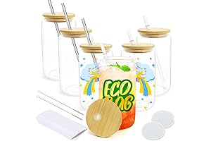 Realkant 16 OZ Clear Sublimation Cups