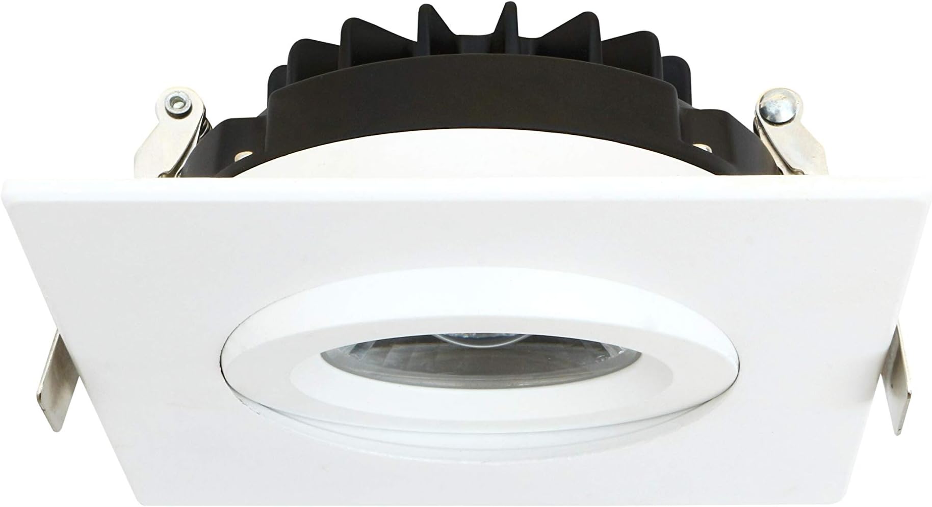 Goodlite LED 4 Inch Regress Square Gimbal Luminaire, Selectable Color