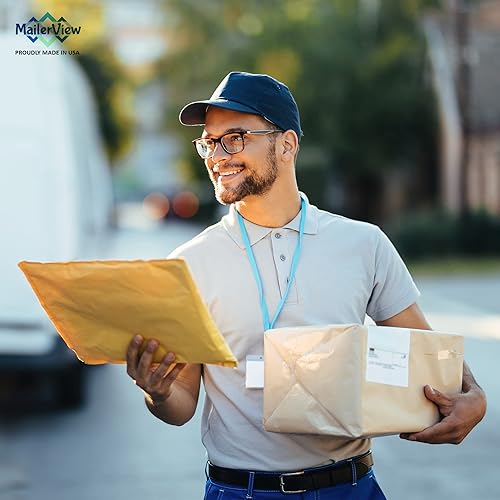 Miniatura 7 de Sobres de burbujas, 7 sobres de burbujas de papel kraft extra grandes de 14.25 x 20 pulgadas. Sobres acolchados con forro de burbujas. Sobres