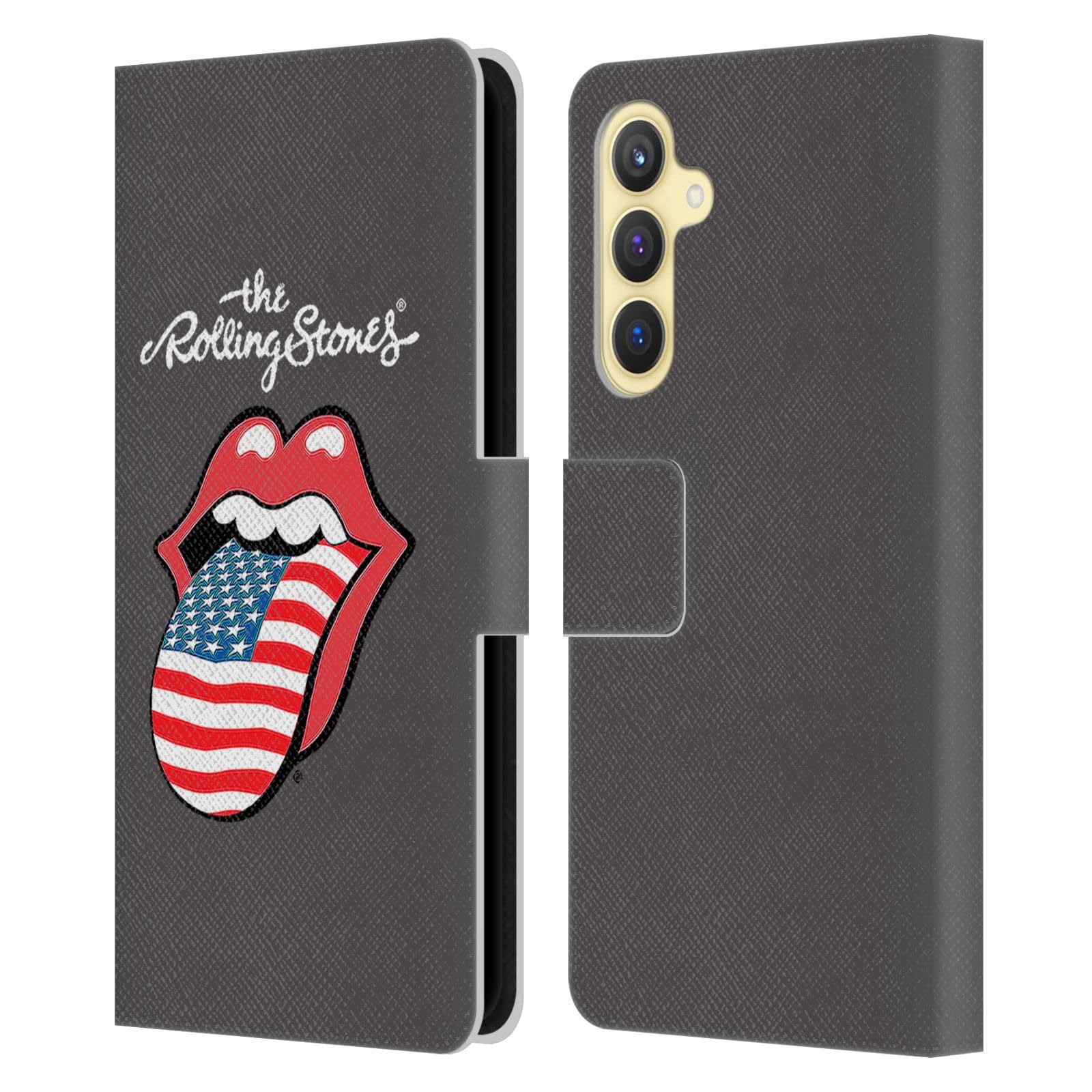 Carcasa de cuero con soporte de The Rolling Stones para Galaxy S23 FE 7