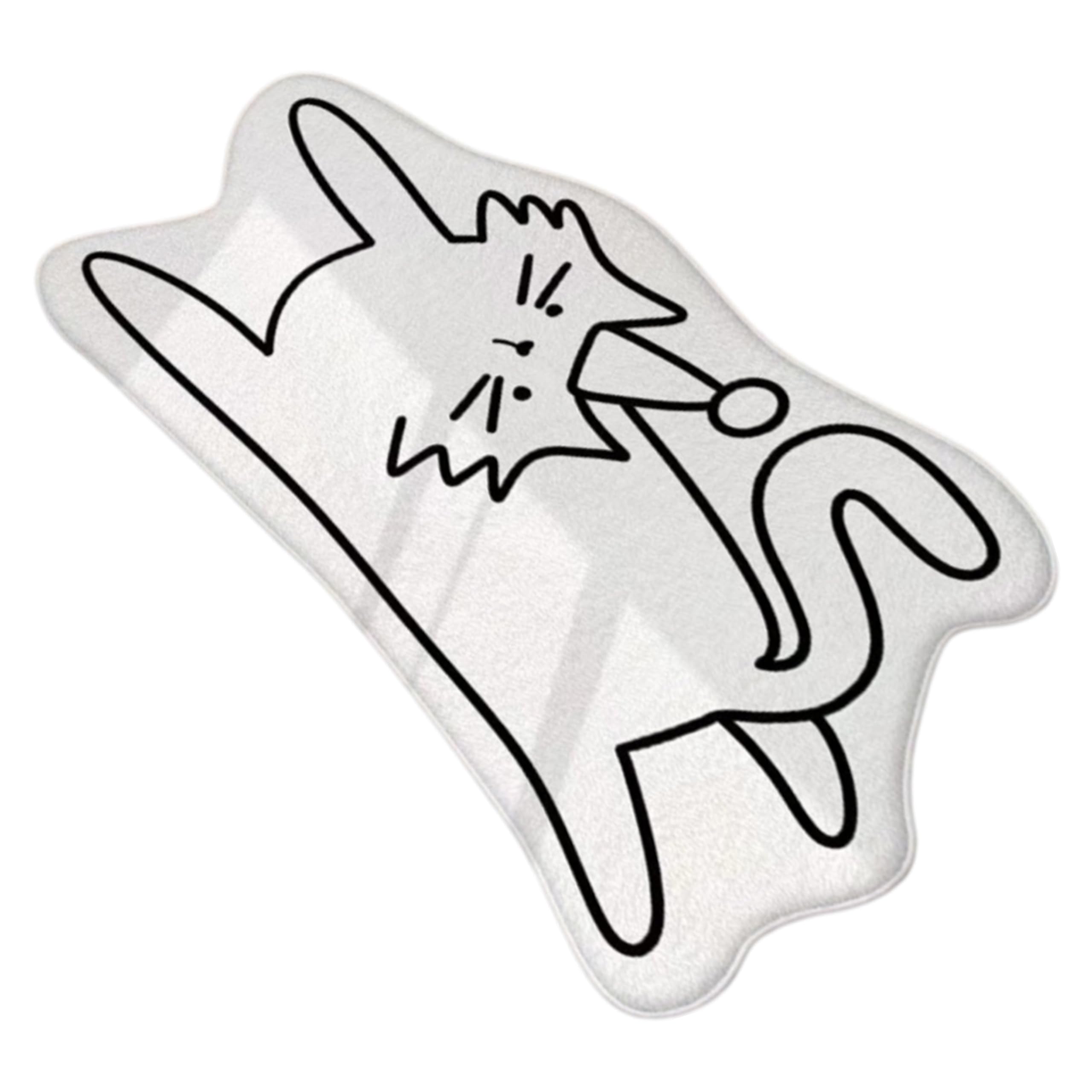 Kraptick Bedside Rug - Compact And Stylish Rugs For Bedroom Comfortable and Cushioned Footrest Carpet, Special-Shaped Imitation Cashmere Small Animal Rug- 3 (40 * 90cm)-image-32