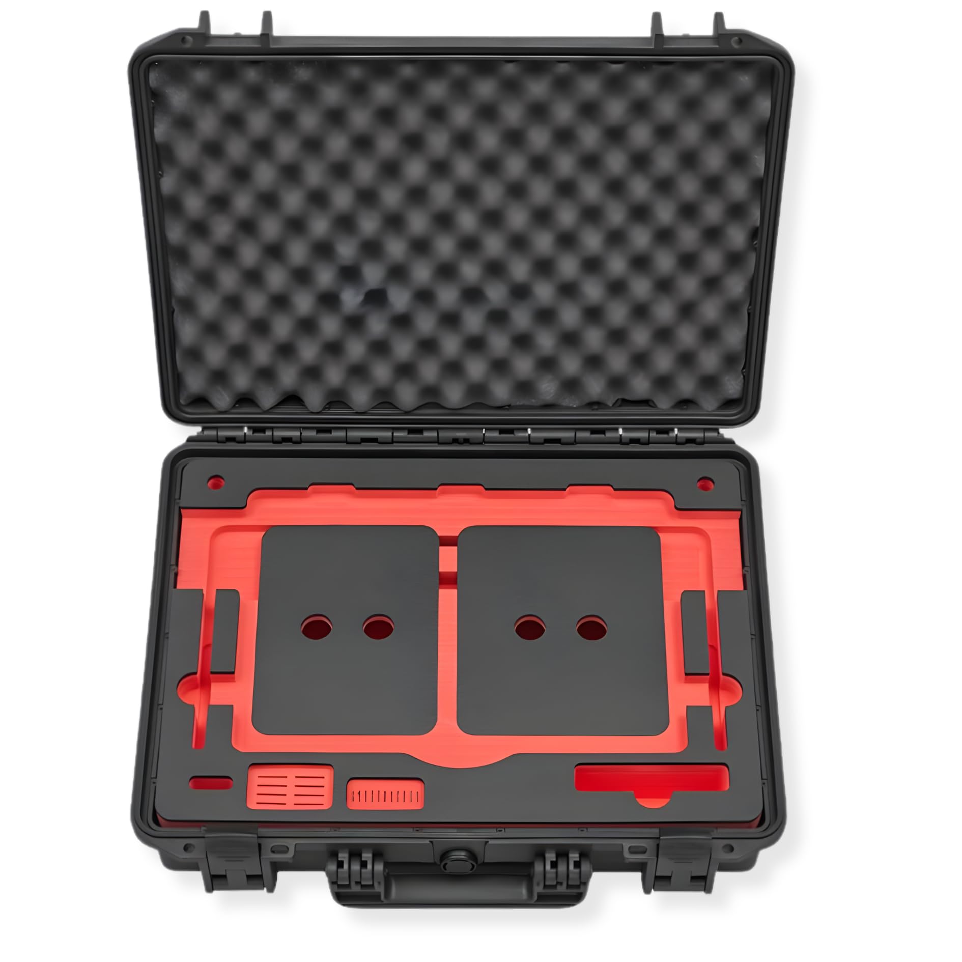 TOMcase Wasserdichter Laptop Koffer IP67 - Stoßfester Hardcase Schutzkoffer für Apple MacBook Pro Air 13" 14" 15" 16 Zoll und Zubehör - Outdoor Notebook Transportkoffer mit passgenauem Inlay