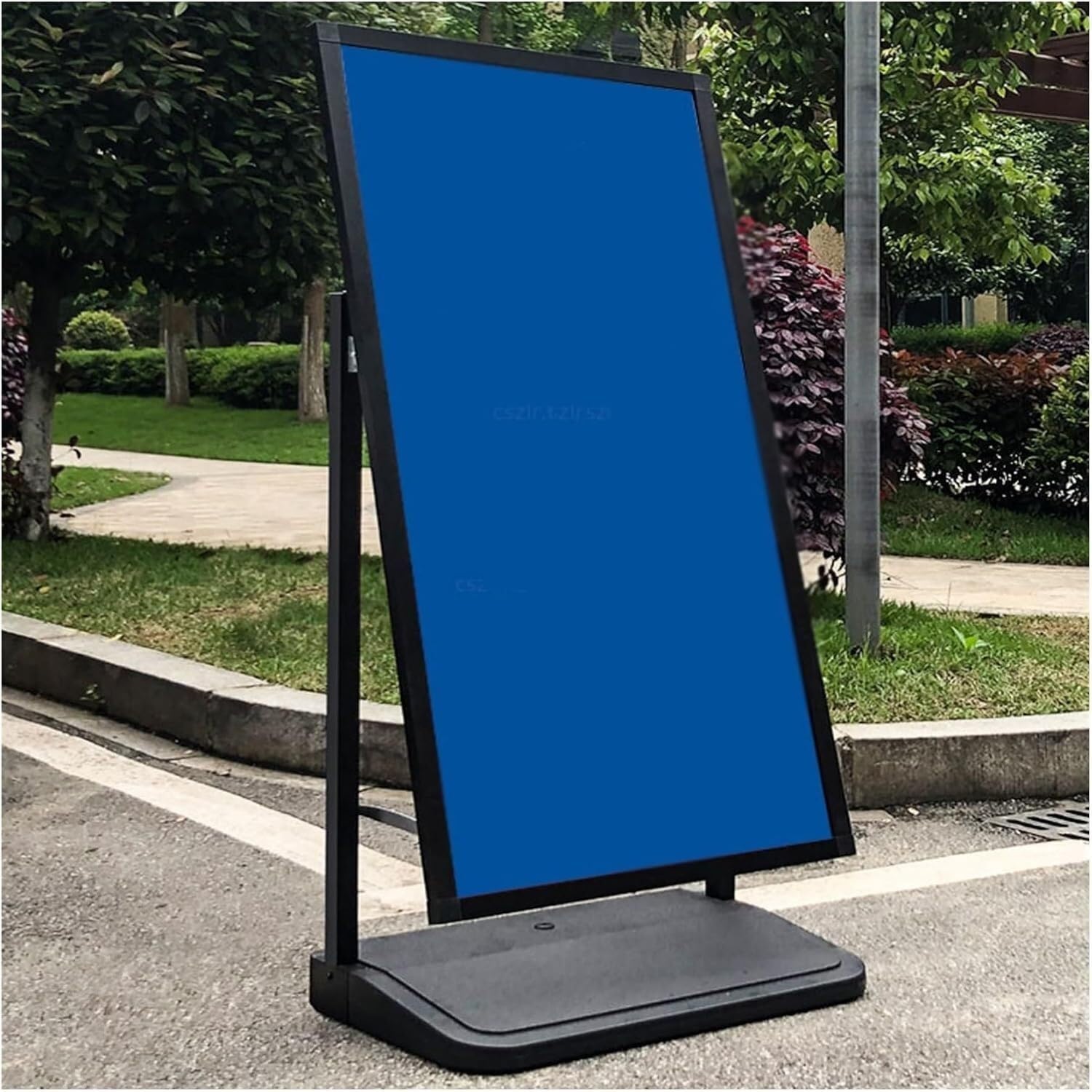 Stojak na plakaty Stojak podłogowy Stojak z podstawą do napełniania wodą. Wyświetlany jest biuletyn stojak na plakaty(56x25x16in)