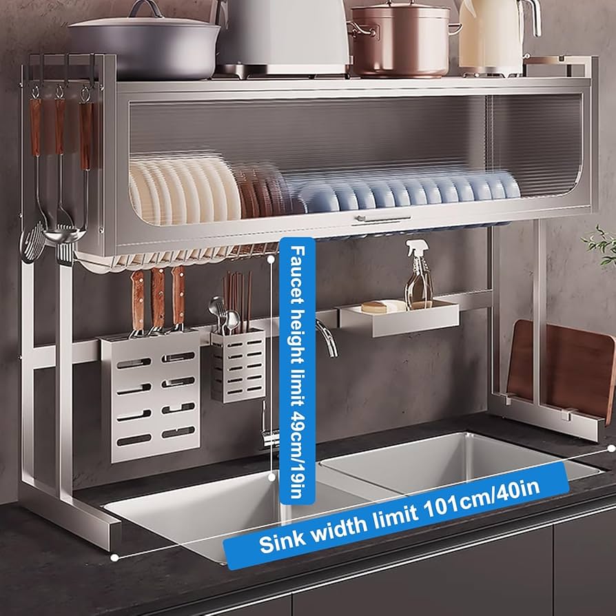 DISH// 「#DISH」 Better Houseware 1423/W White Adjustable Over-the-Sink Dish