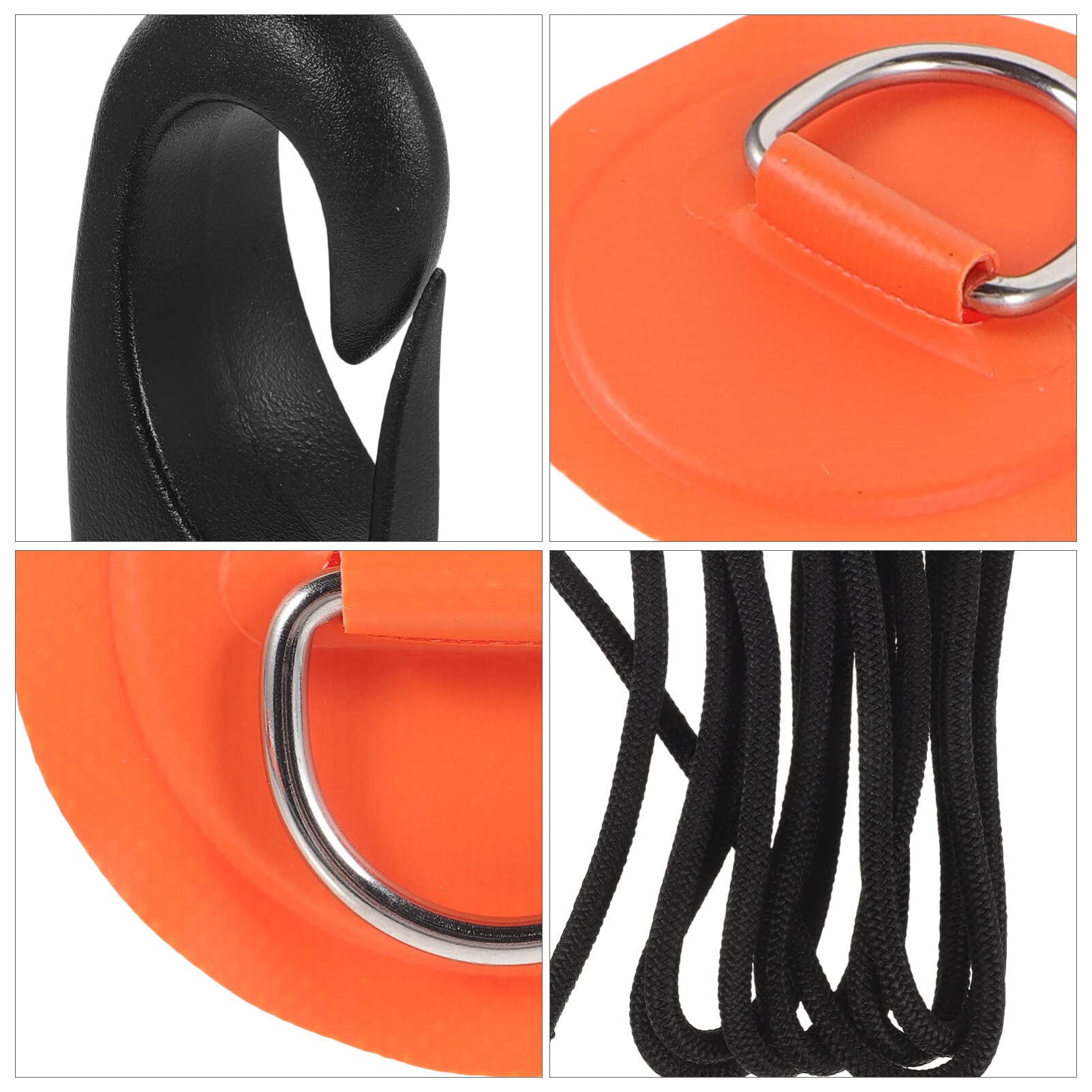 BESPORTBLE Parche De Anillo d Accesorio para Tabla De Paddle Surf Parche para Hebilla De Anilla d para Bote Inflable Uso Kayak y Paddle Surf