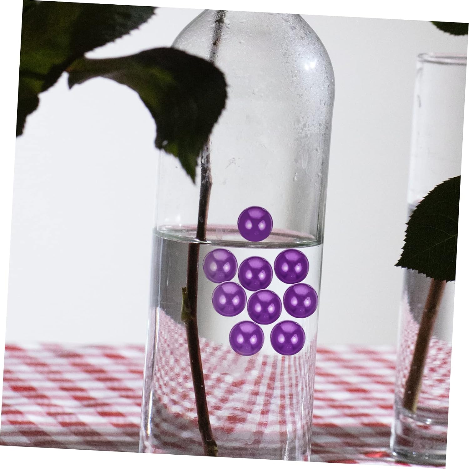 Didiseaon 200pcs Floating Faux for Round Decorative Beads Lightweight Vase Fillers for Home Decor Weddings and Craft Projects