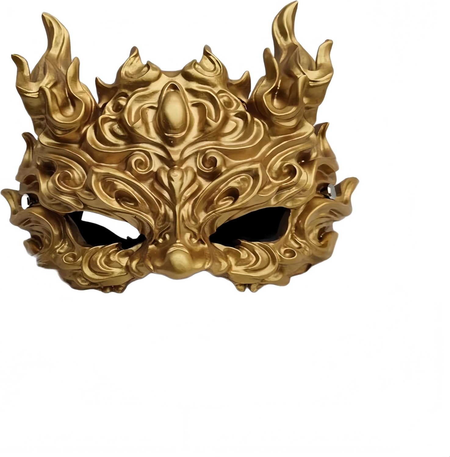Resin Cosplay Mask Christmas, Halloween,and Easter Party Props,Adult Series,Mythical Qilin Mask,Retro Style