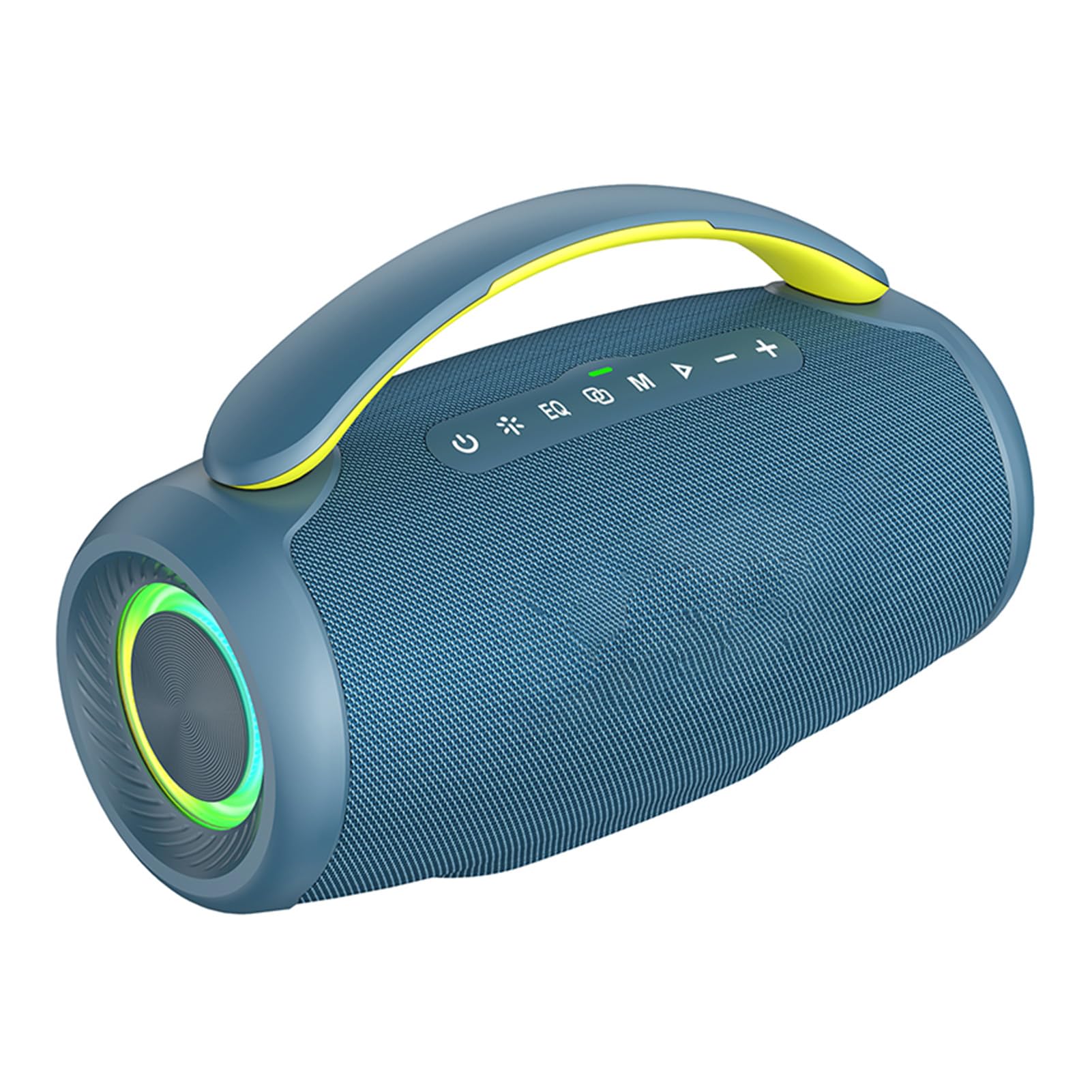 Yosoo Health Gear Altoparlante BT Portatile, Altoparlante Stereo Wireless da 60 W con BT 5.3, Batteria da 8000 MAh, Luci RGB e Ricarica di Tipo C per Feste in Casa, Viaggi all'aperto (BLUE)