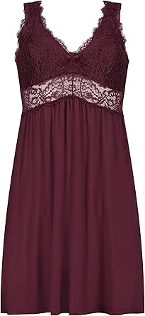 Hunkemöller Slipdress Nora Lace - Windsor Wine - L