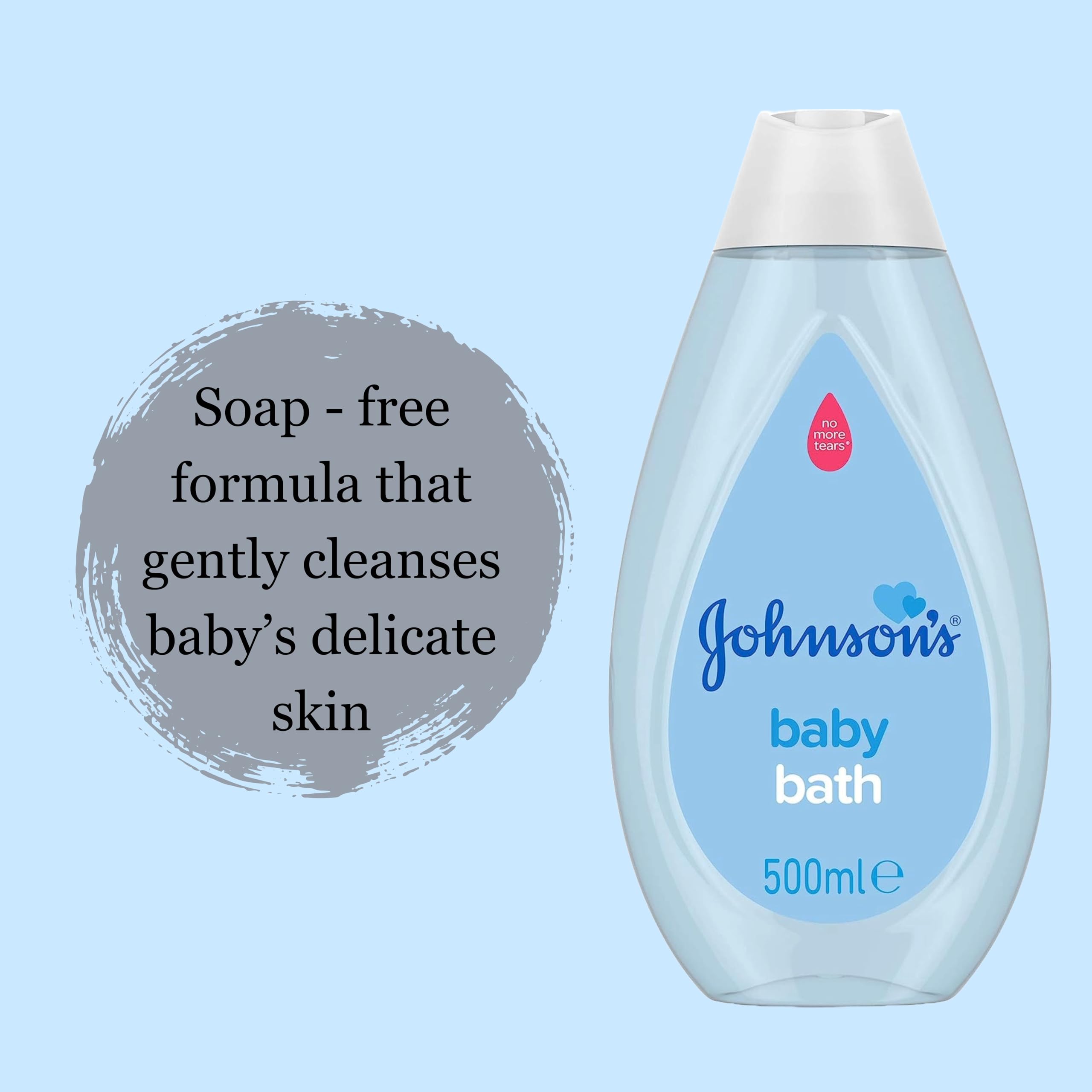 Johnson's Baby Bath Time Bundle & Baby Cotton Buds 200: Sanfte tägliche Pflege Babyshampoo, Babyöl, Babylotion, Babypuder & Babybadewanne Set Komplette Pflege für die zarte Haut Ihres Kleinen