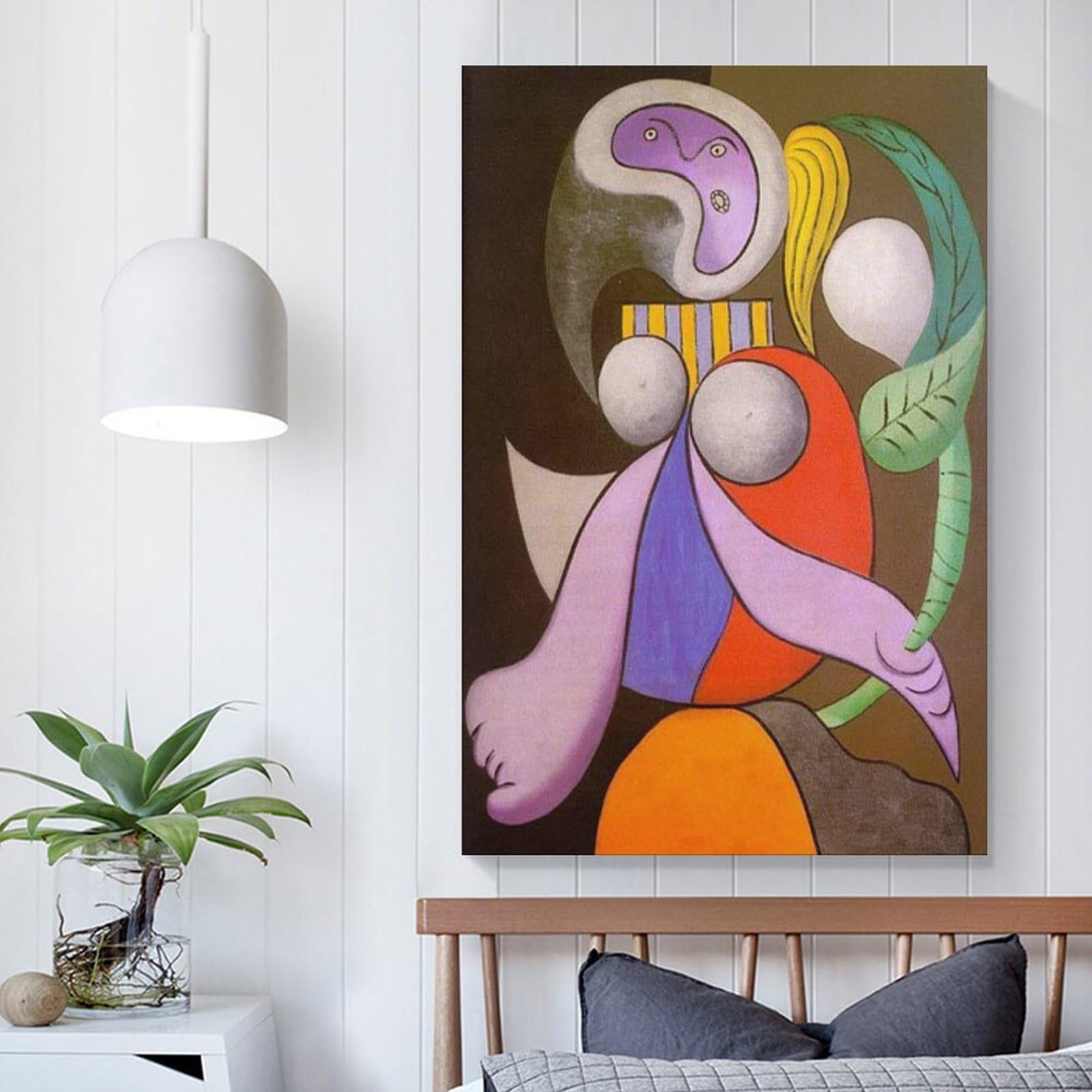 Amazon.co.jp: Pablo Picassoパブロ・ピカソ《 花と女性