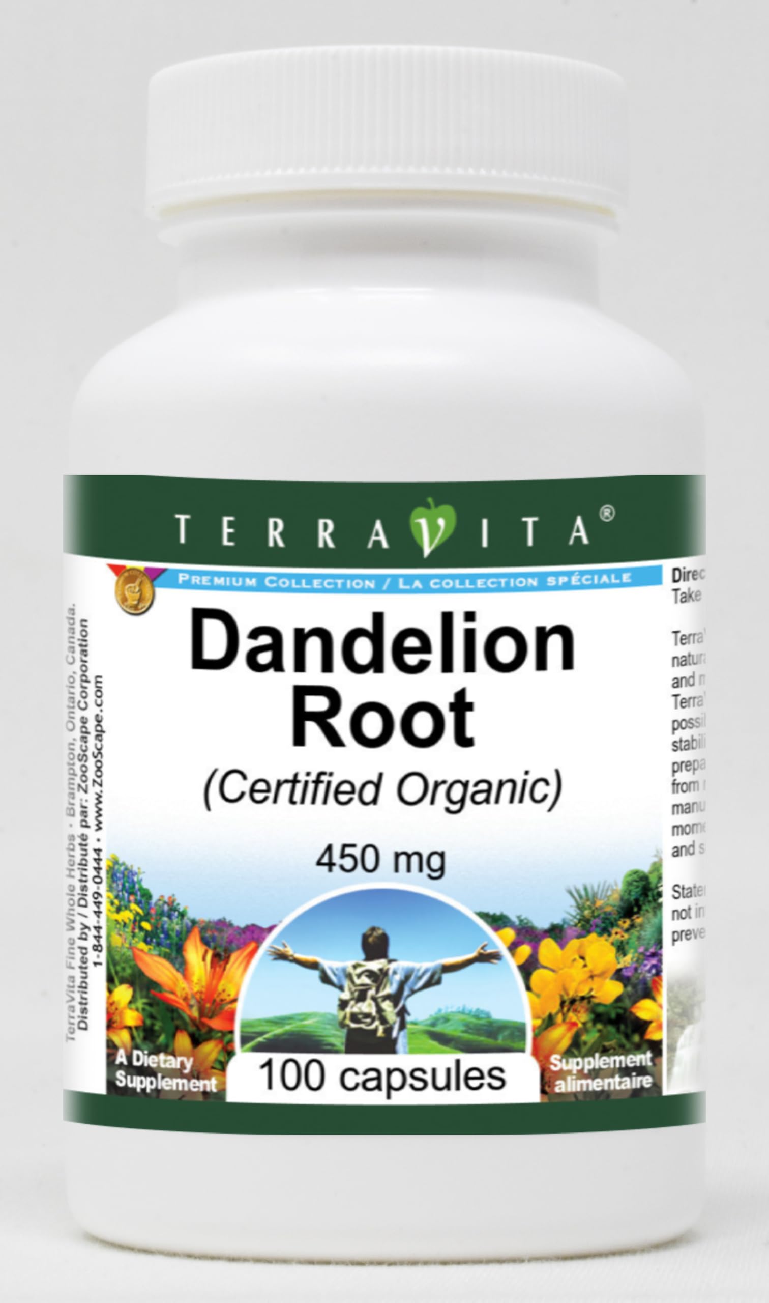 Amazon.com: Dandelion Root (Certified Organic) - 450 mg (100