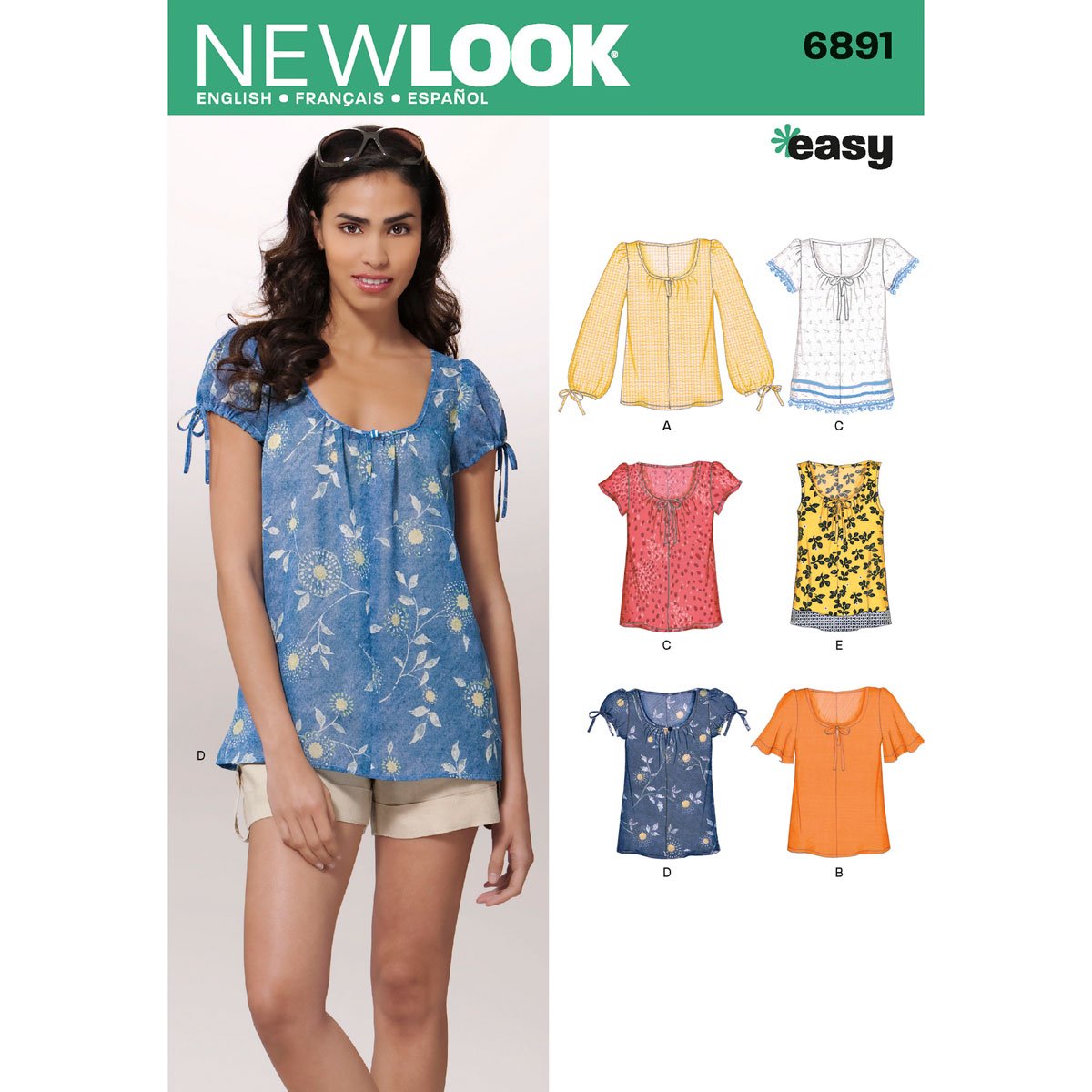 New Look NL6891 Patron de Couture T-Shirt 22 x 15 cm