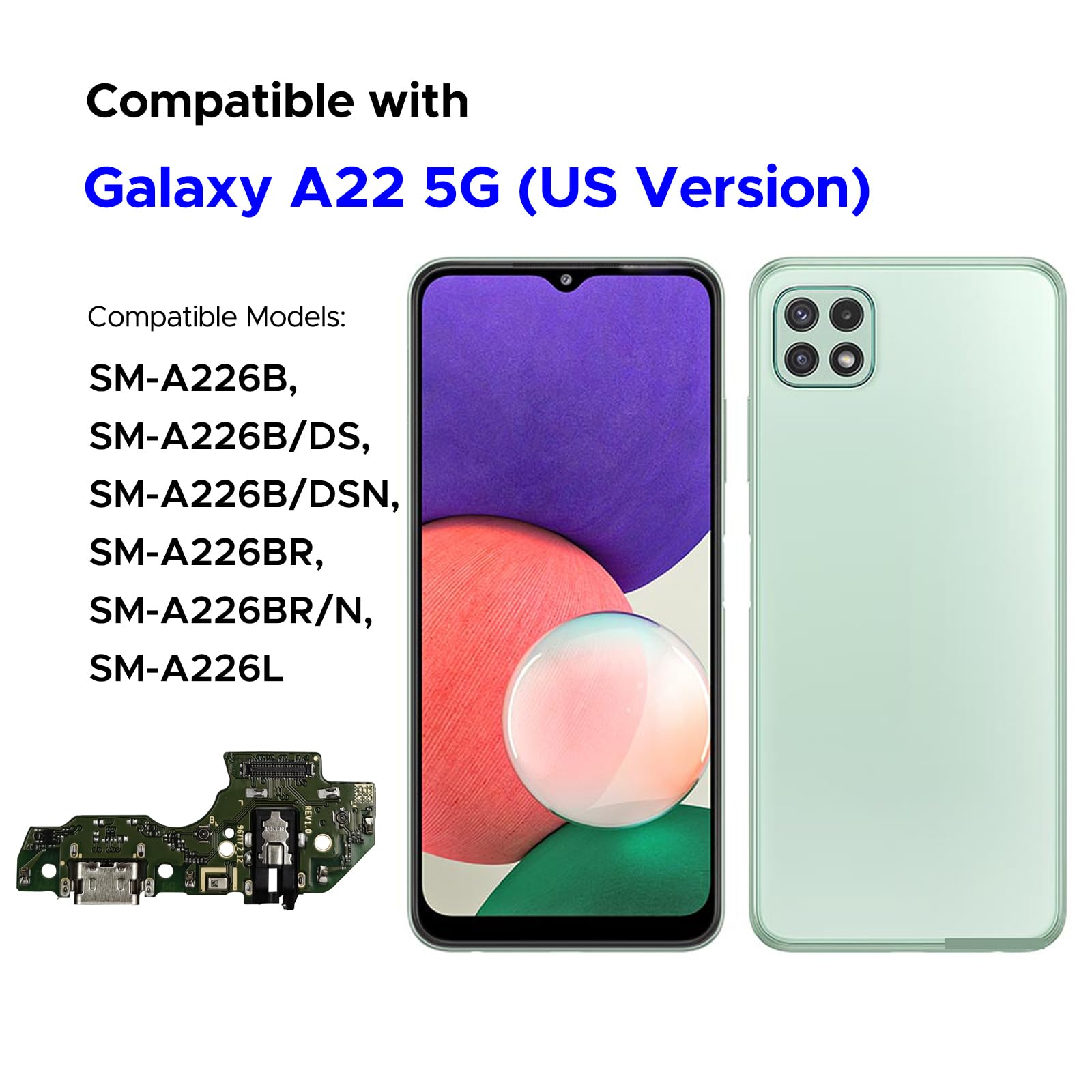 Amazon.com: Charging Port Replacement Kit Compatible with Galaxy