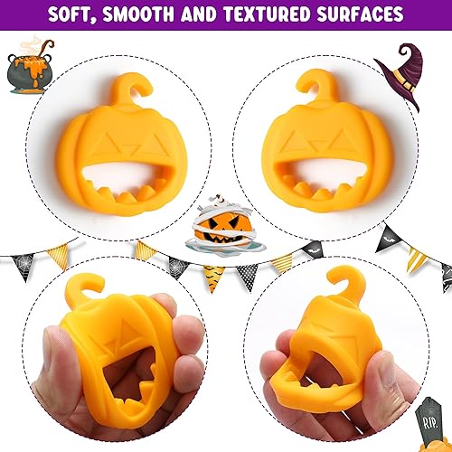 Miniatura 4 de Juguetes de dentición de Halloween, silicona suave para bebés, mordedor, juguetes masticables para niños pequeños, bolsas de regalo para regalos
