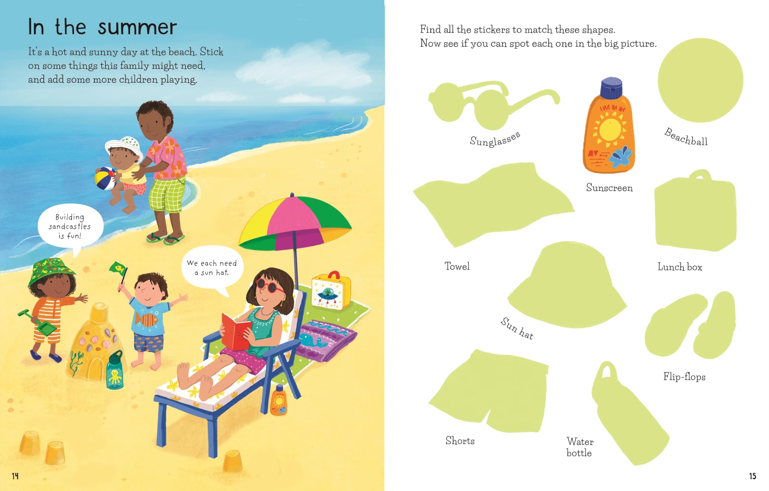 First Sticker Book Getting Dressed