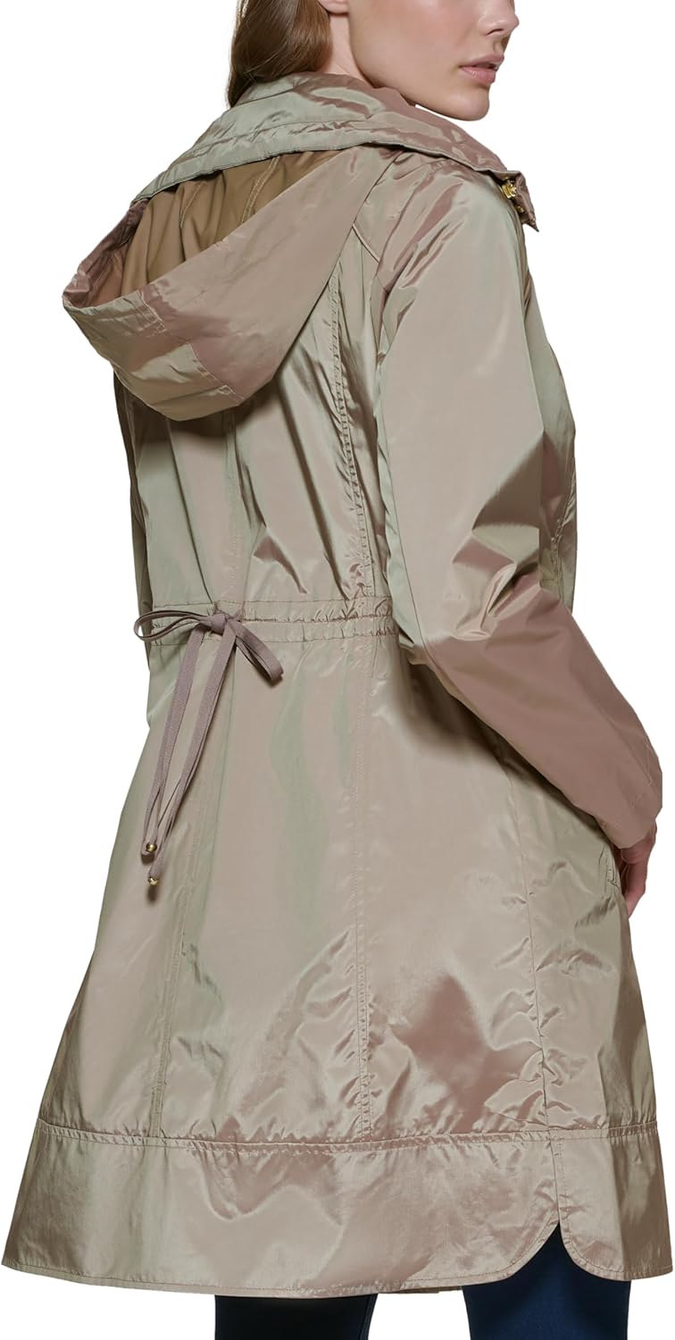 Cole Haan Women's Travel Packable Rain Jacket - Image 4