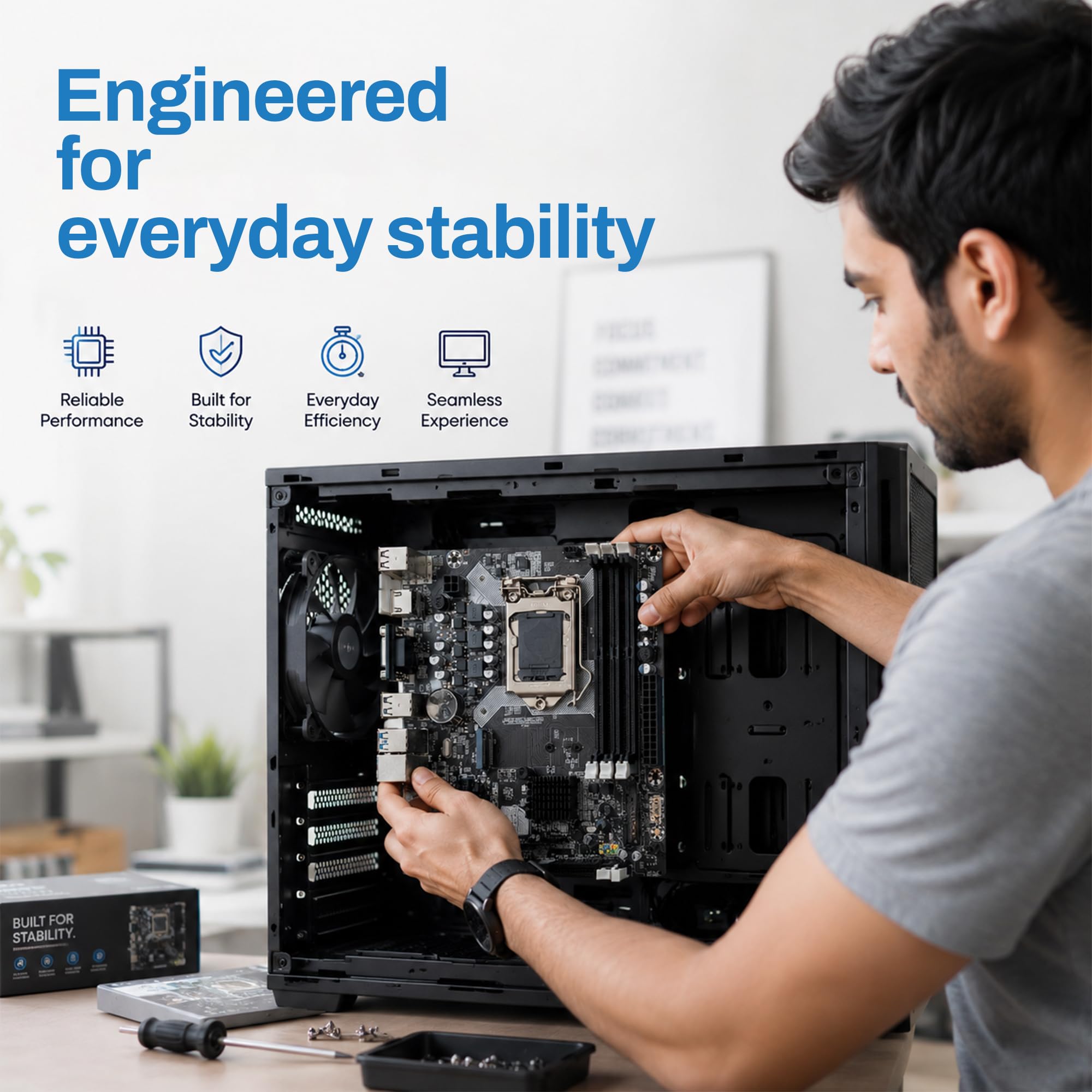 EVM H81 Micro-ATX Motherboard - LGA 1150 -6
