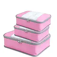 Packing Cubes for 24" Suitcase Travel Luggage Organizers - Travel Organizer Bags Luggage Clothes Accessories Storage Carry on Suitcase Packing Pouches Bag For Men Women Kids 1/2X1PACK+1/4X2PACK