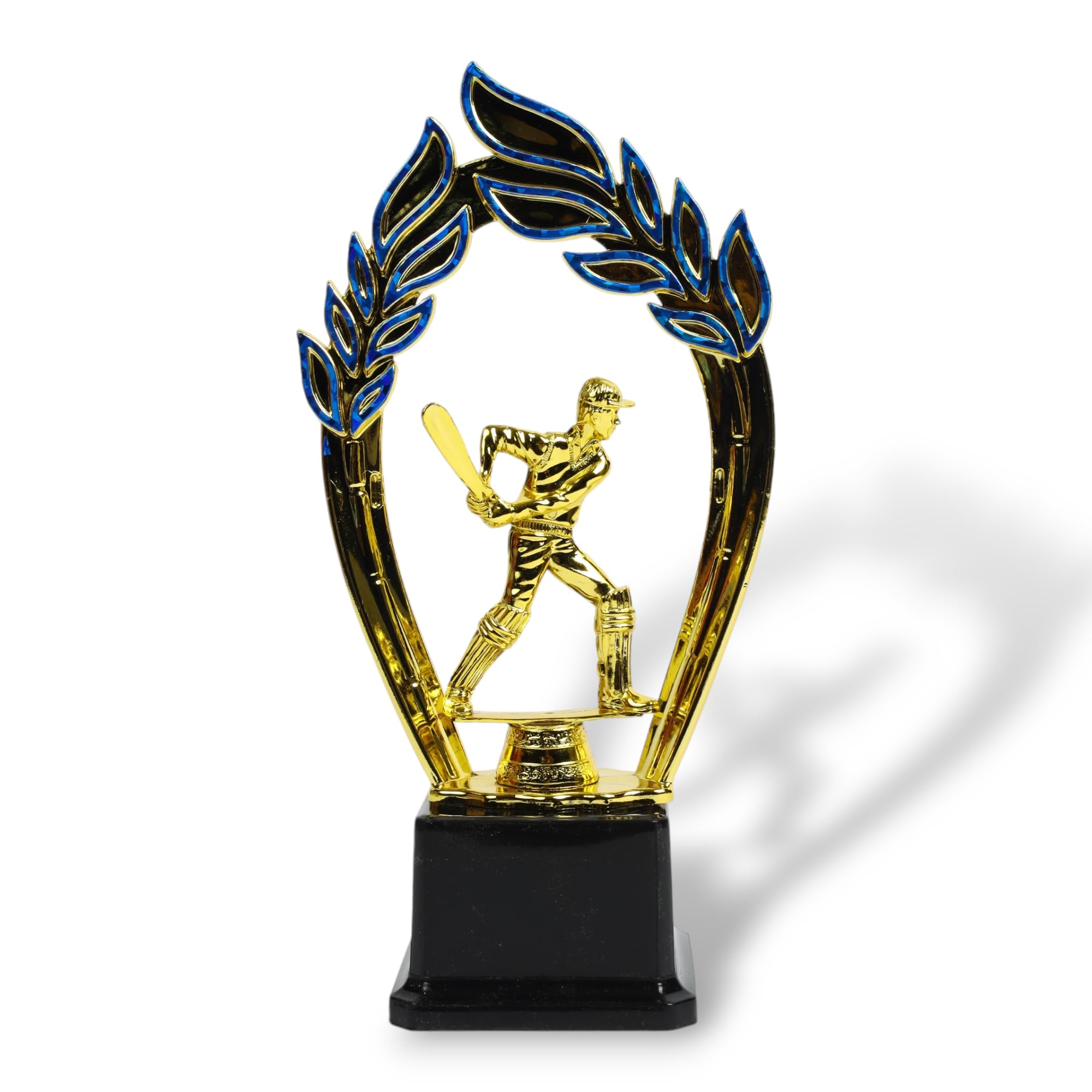 ArtRight Batsman Trophy with Golden Leaf - Cricketer Trophy for Champions, 30cm, Metallic Fiber (B0CNZ34S7R) Amazon Price History, Amazon Price Tracker
