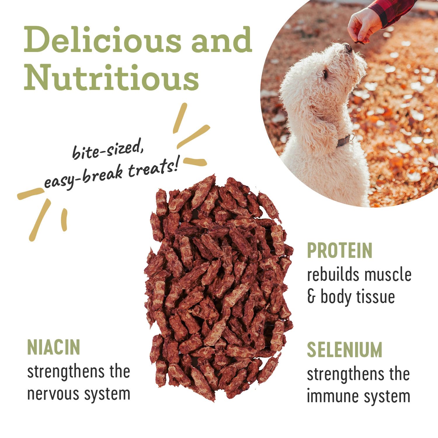 Farm Hounds - Boar Trainers - Premium Natural Jerky for Dogs - from 100% Humanely Raised Boar - Easy-Break - Great for Training & Treats - No Added Fillers - Made in USA - 4.5 oz - 1 Pack - image 4