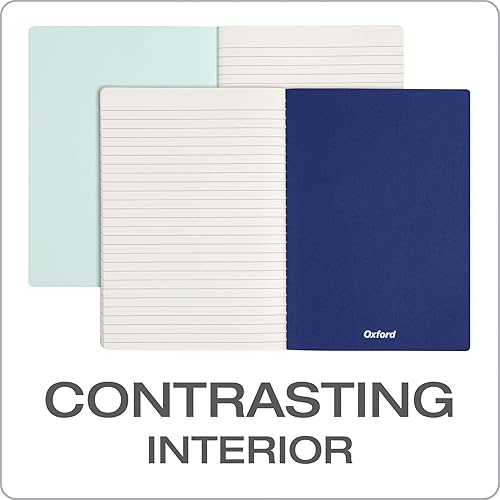 Miniatura 7 de Oxford Fresco Journals - Paquete de diarios texturizados, cuadernos diarios, diarios únicos, 6 x 8.25 pulgadas, 80 páginas a rayas, diario 2