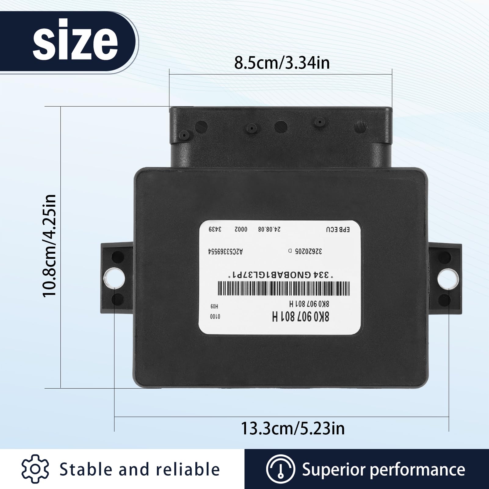 Dispositivo de control electrónico de freno, apto para A4 A5 Q5 2.0 3.2 S4 3.0 S5 4.2L 8K0907801C 8K0907801D 8K0907801E