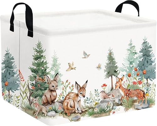 Miniatura 1 de Cesta rectangular de almacenamiento para bebé, plegable para niños, para guardería, aula, libros, organizador de juguetes, decoración de habitación