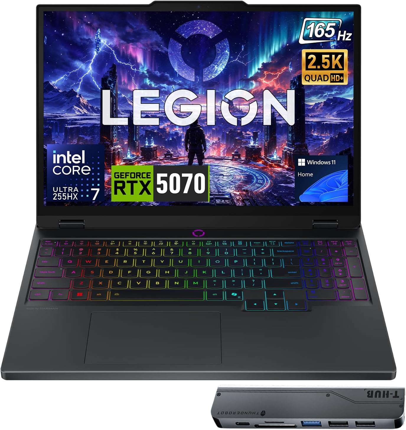 Legion 5 15.1" RTX 5070 Intel Core Ultra 7 255HX Gaming Laptop (32GB RAM | 2TB SSD)