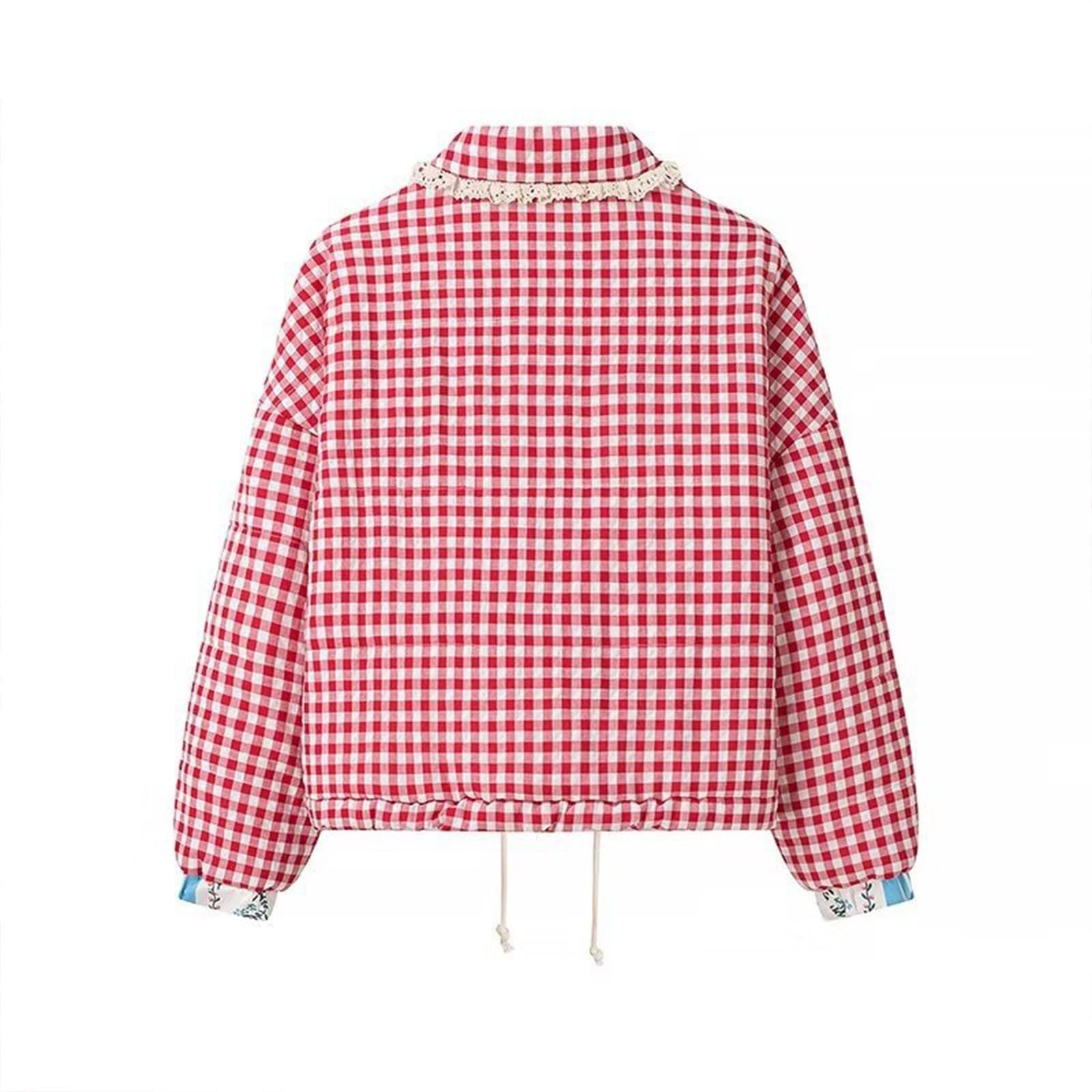 Chaqueta Mujer Abrigo Entretiempo Invierno Cazadora Plumiferos，Chaqueta acolchada corta para mujer con estampado floral abrigo ligero de botones elegante y moderna